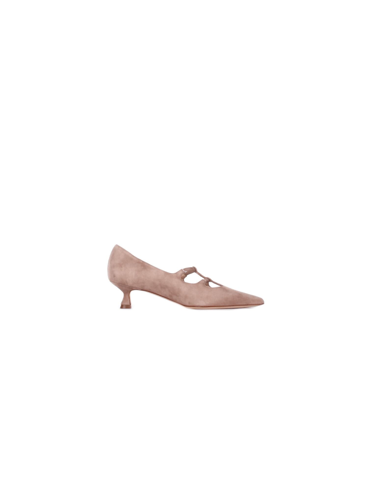 Anna F.  Scarpe con Tacco Tortora - 4