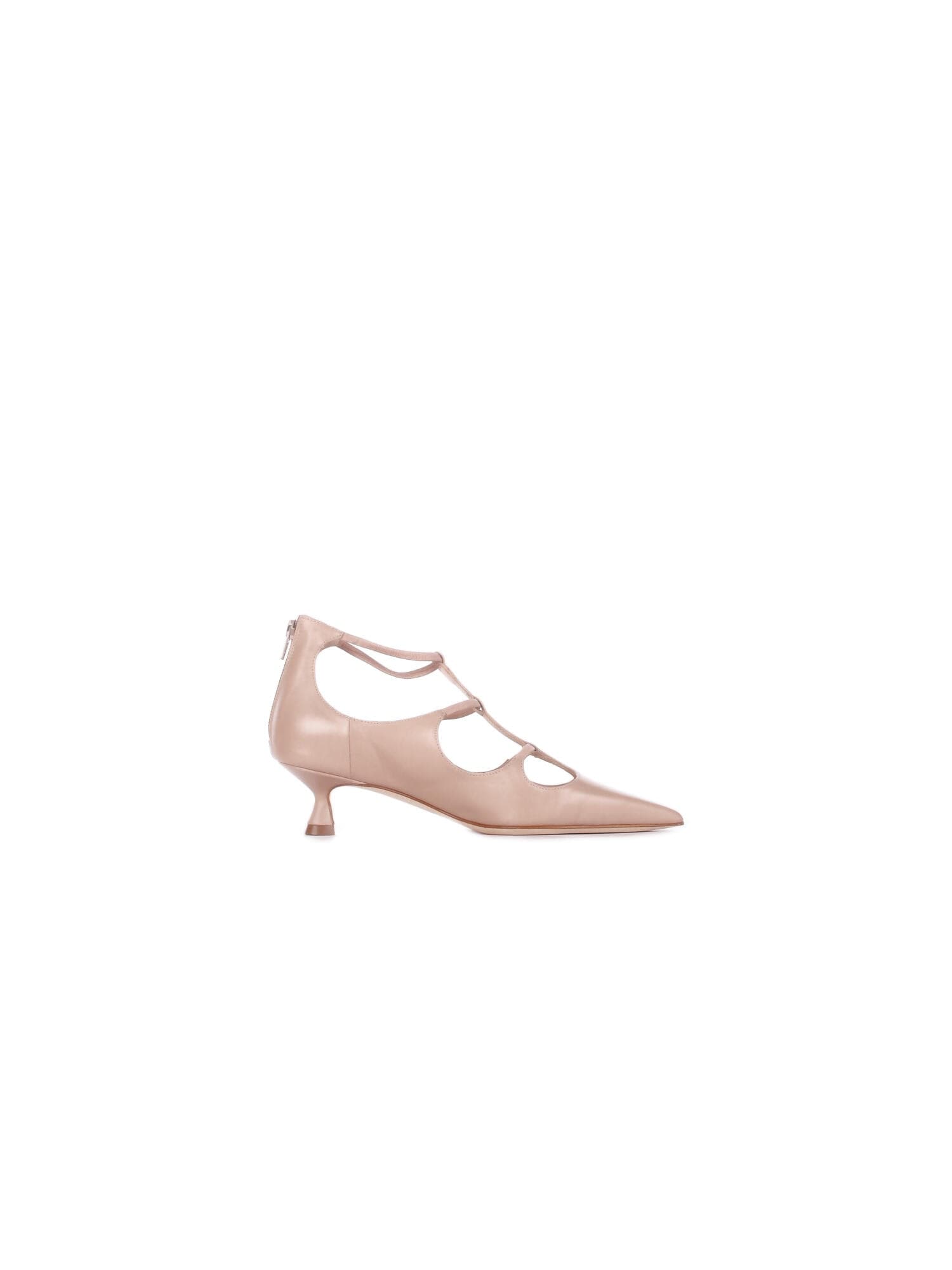 Anna F.  Scarpe con Tacco Beige - 4