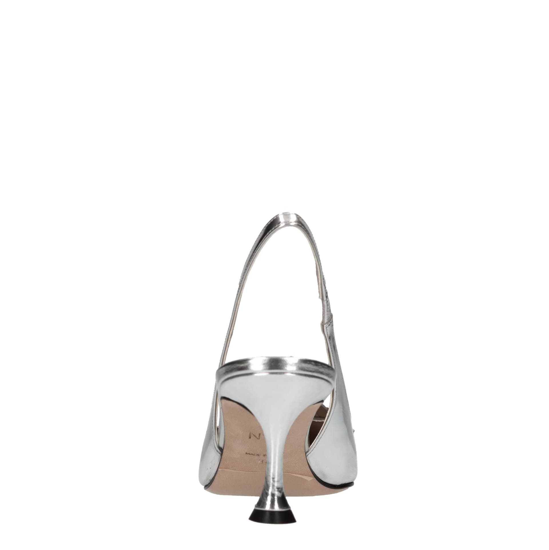 N°21  Scarpe con Tacco Argento - 2