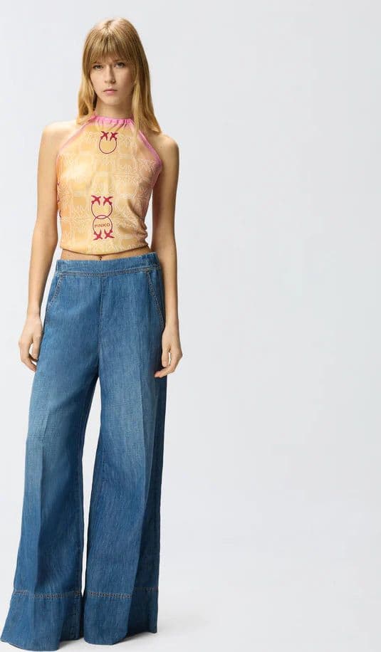 Pinko   SPIAGGIA PANTALONE LIGHT DENIM SS26 - 7