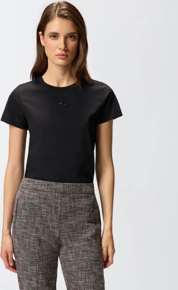 Pinko   BUSSOLOTTO T-SHIRT JERSEY PATCH SS26 - 7