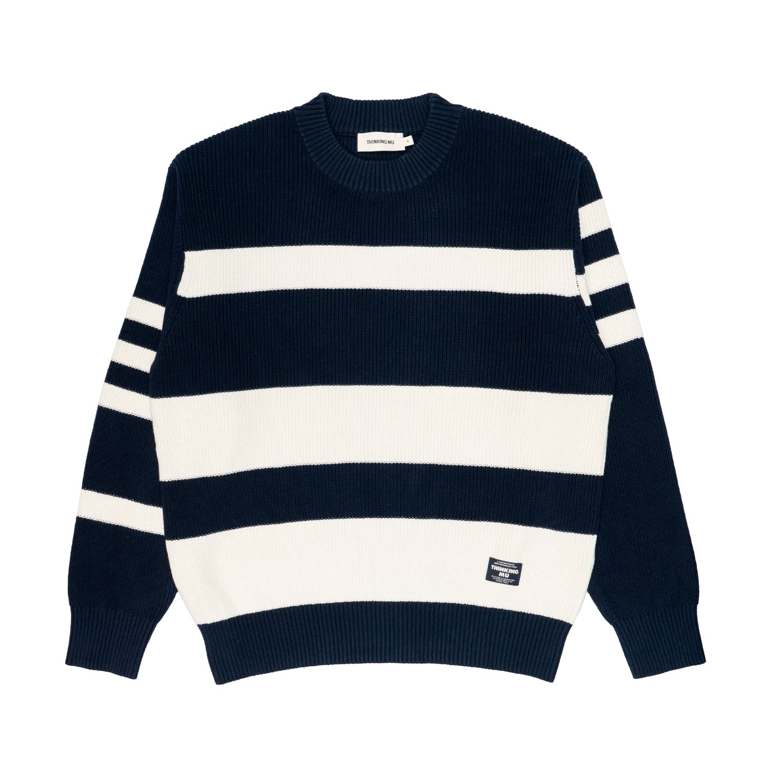 THINKING MU Maglia Uomo Thinking Mu Santos striped navy - 4