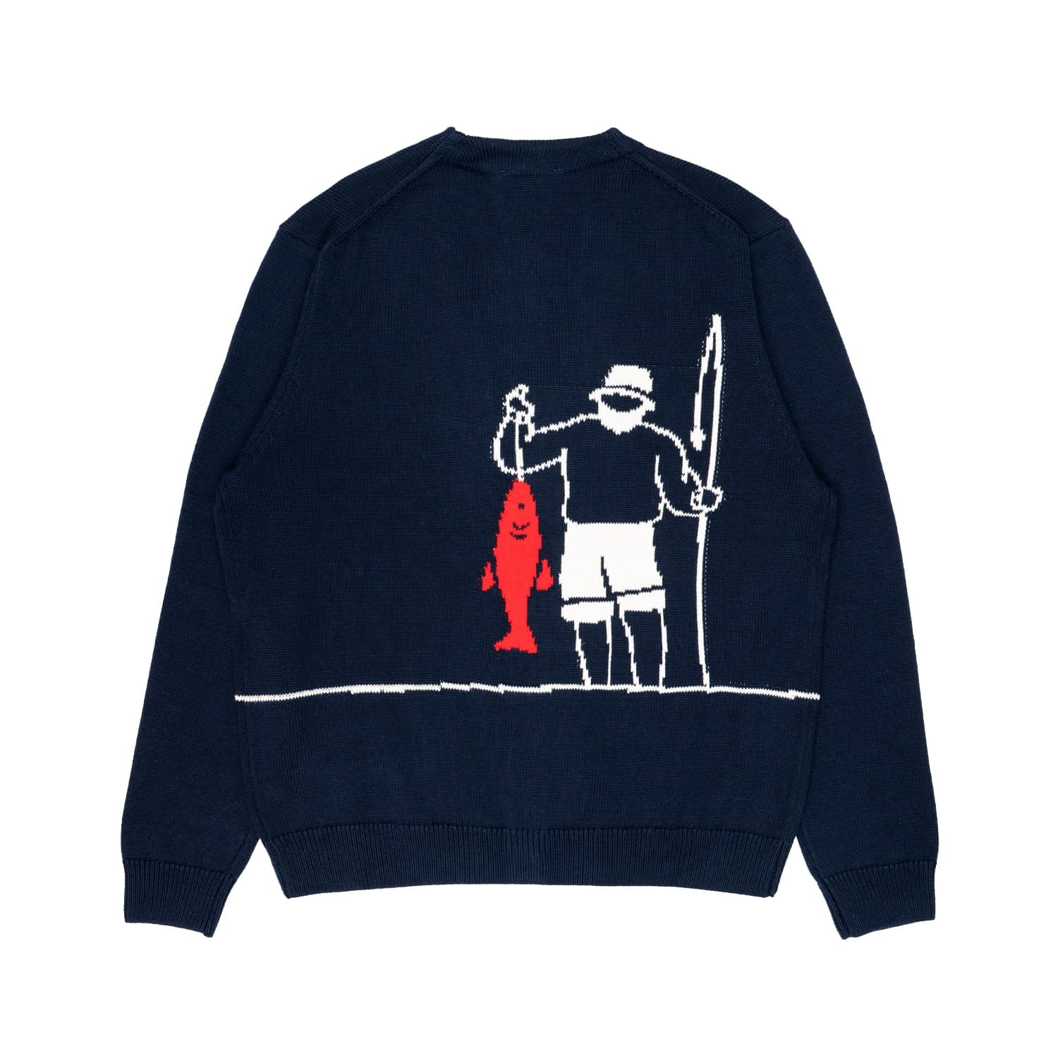 THINKING MU Cardigan Uomo Thinking Mu Creed fishermans  navy - 3