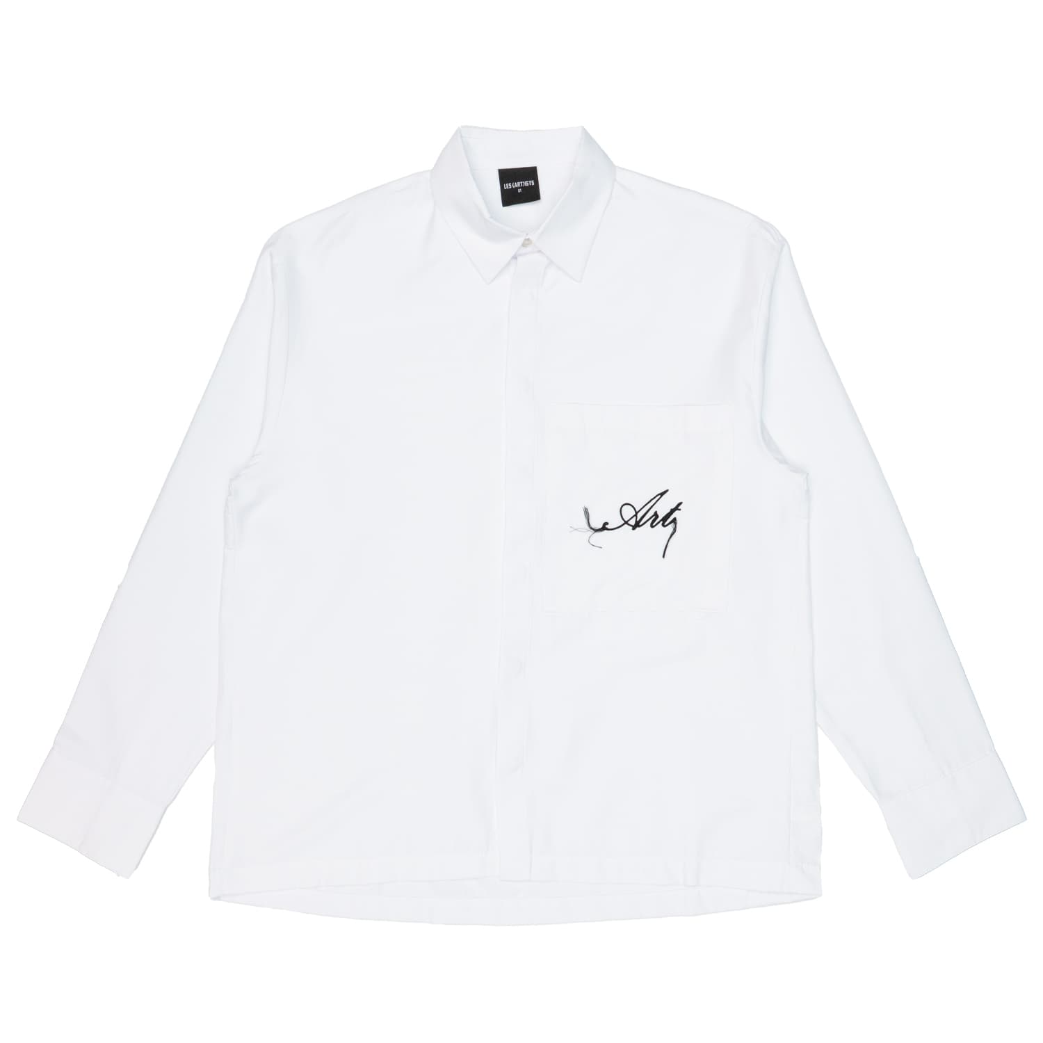 LES (ART)ISTS PARIS Shirt Uomo Les (Art)ists Paris EMBROIDERY WHITE - 4