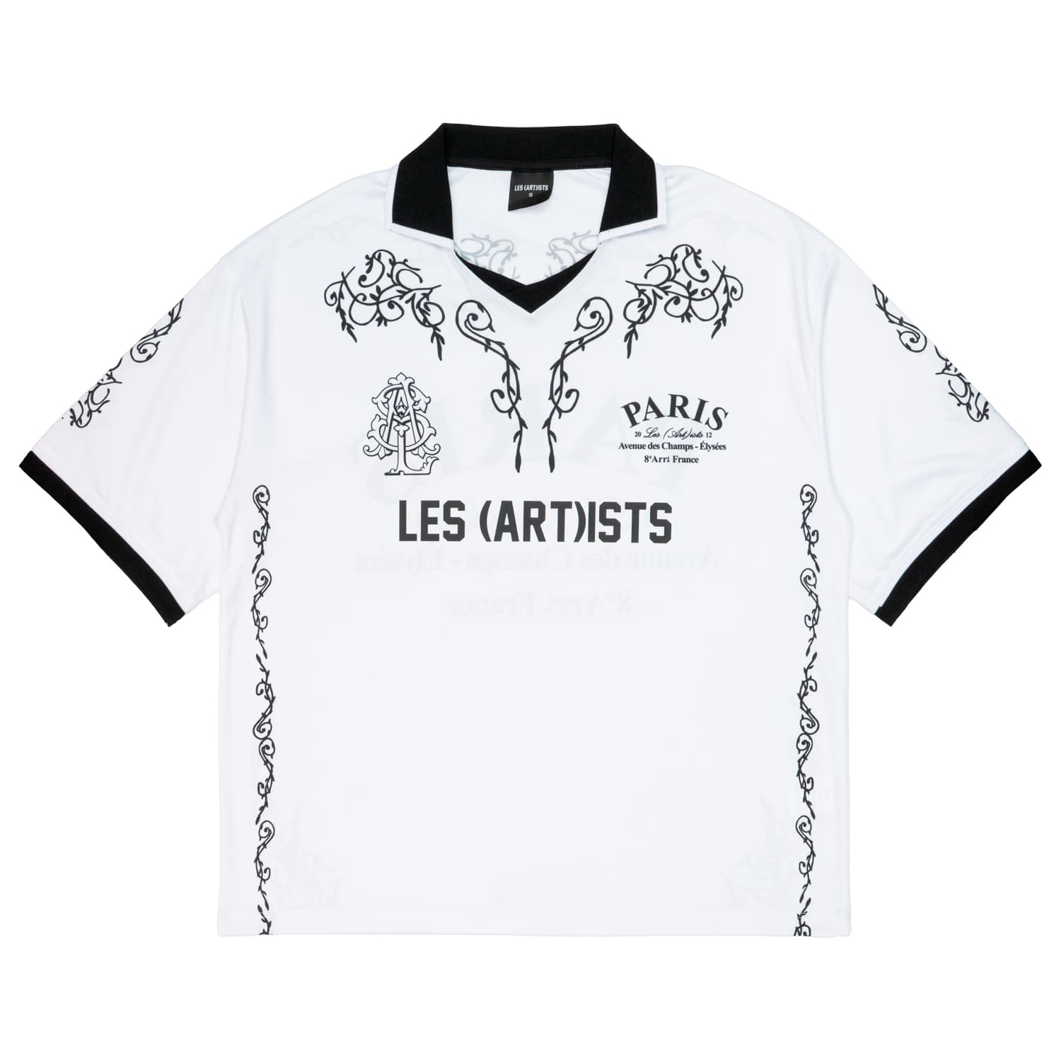 LES (ART)ISTS PARIS Polo Uomo Les (Art)ists Paris FOOTBALL SHIRT PARIS WHITE - 4