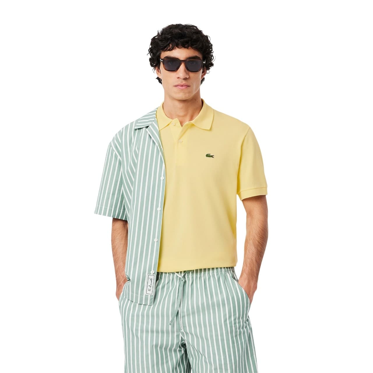 Lacoste  T-shirt e Polo Giallo - 4