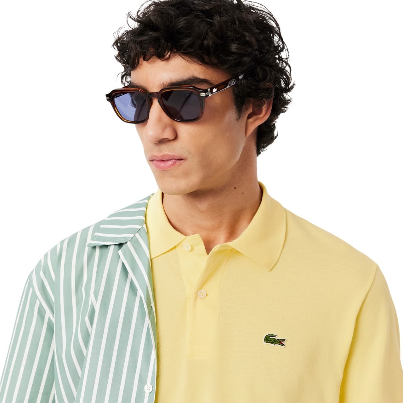 Lacoste  T-shirt e Polo Giallo - 5