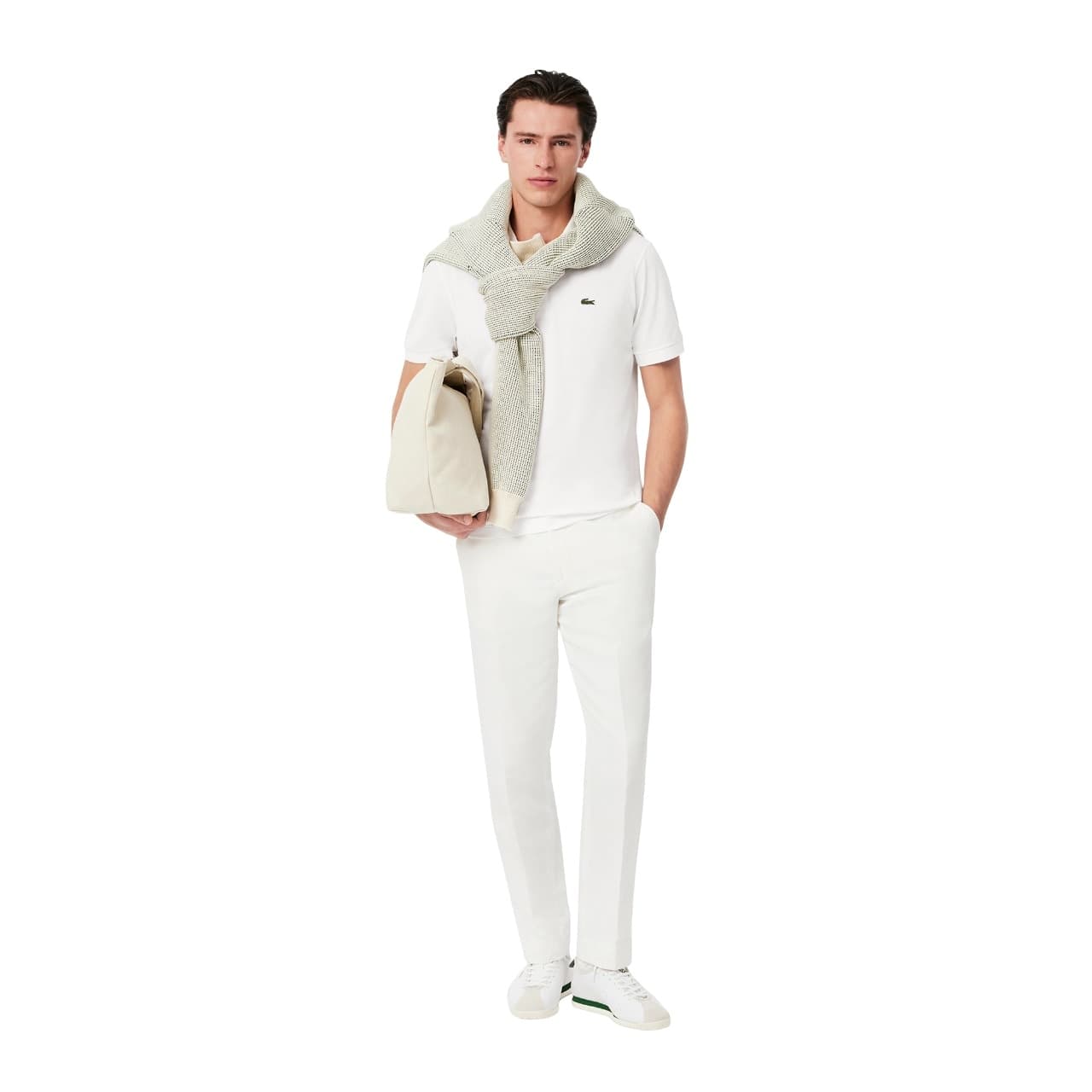 Lacoste  T-shirt e Polo Bianco - 6