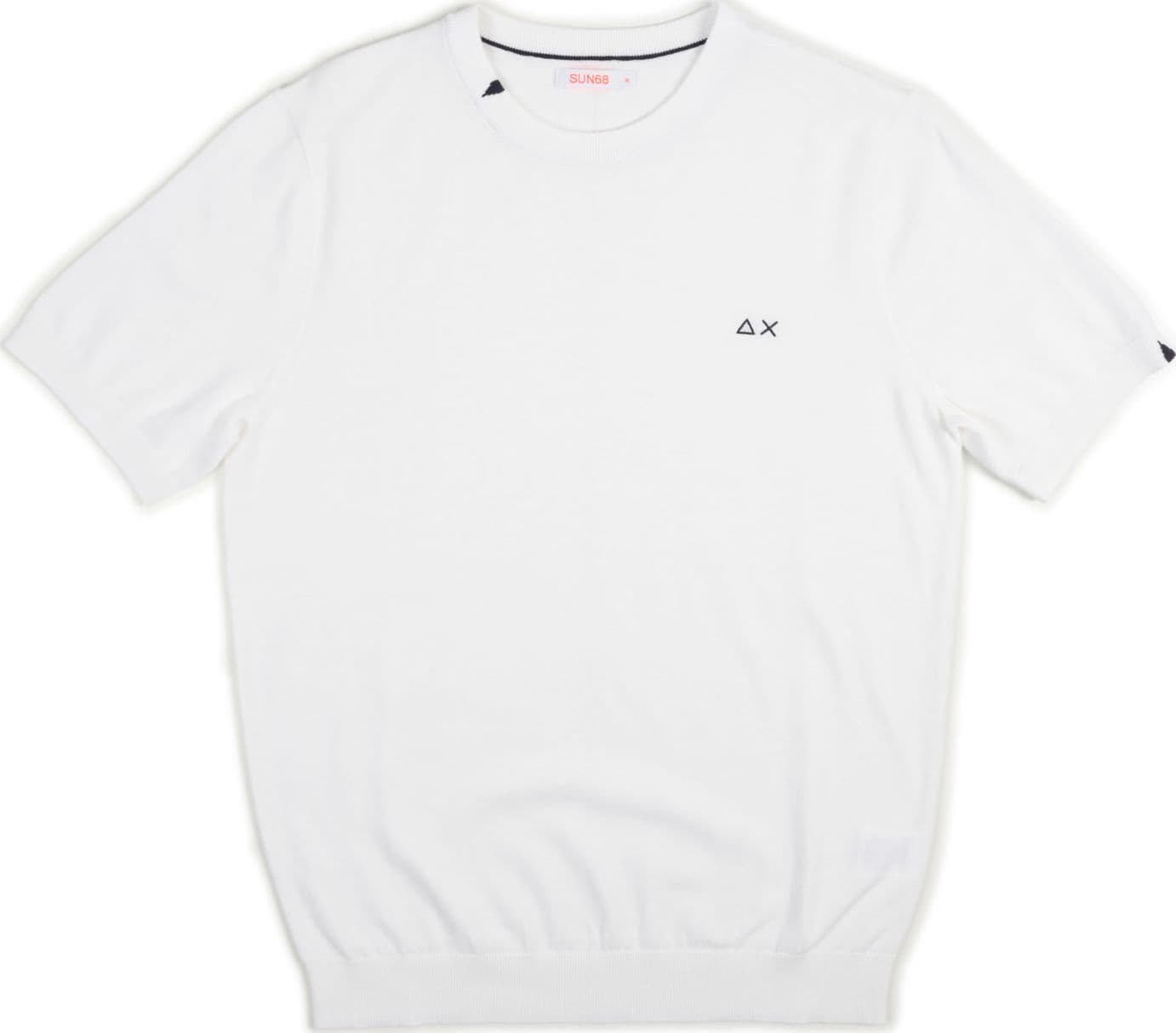 SUN68 T-shirt Uomo Sun68 K34106/31 PANNA – OFF WHITE