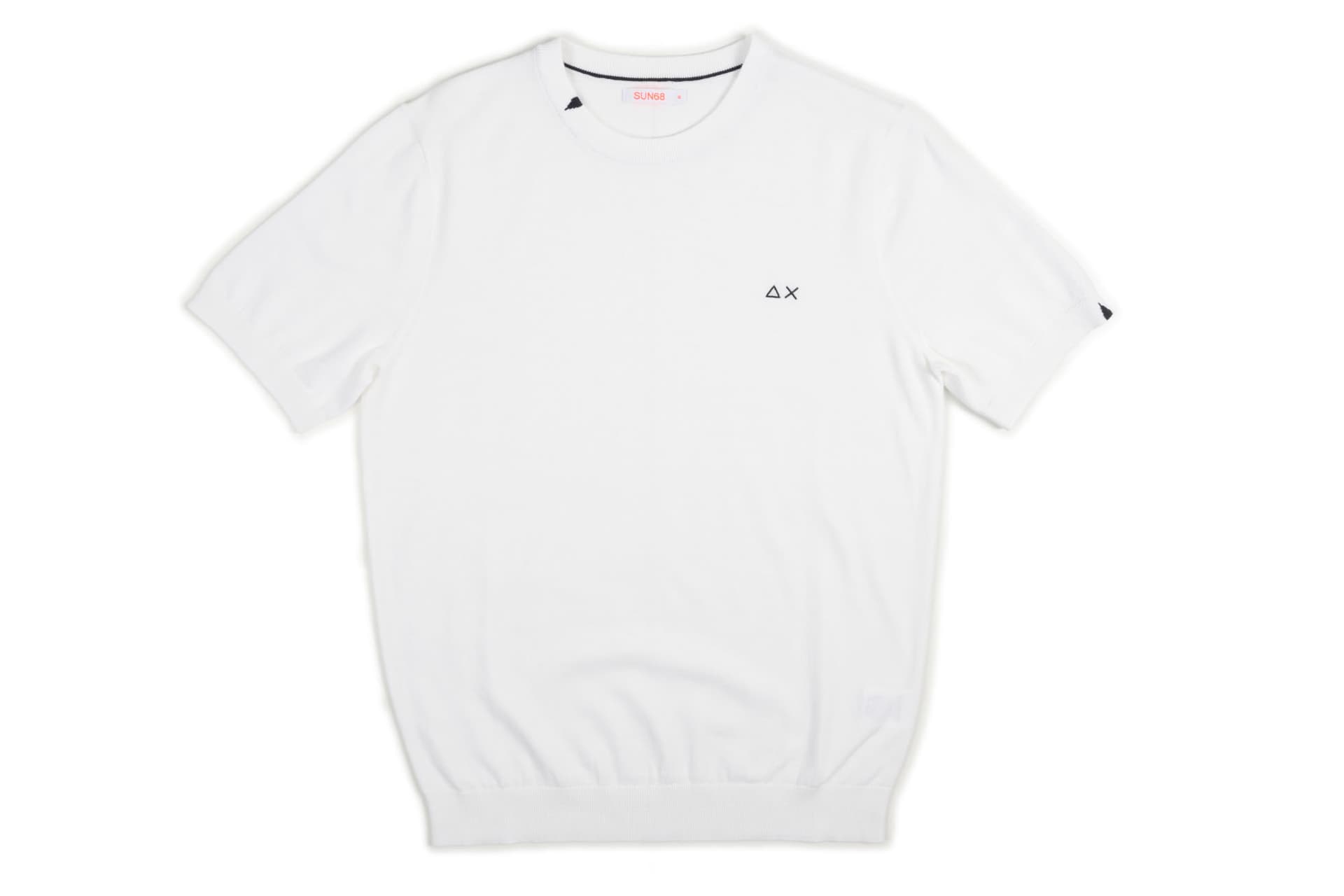 SUN68 T-shirt Uomo Sun68 K34106/31 PANNA - 2