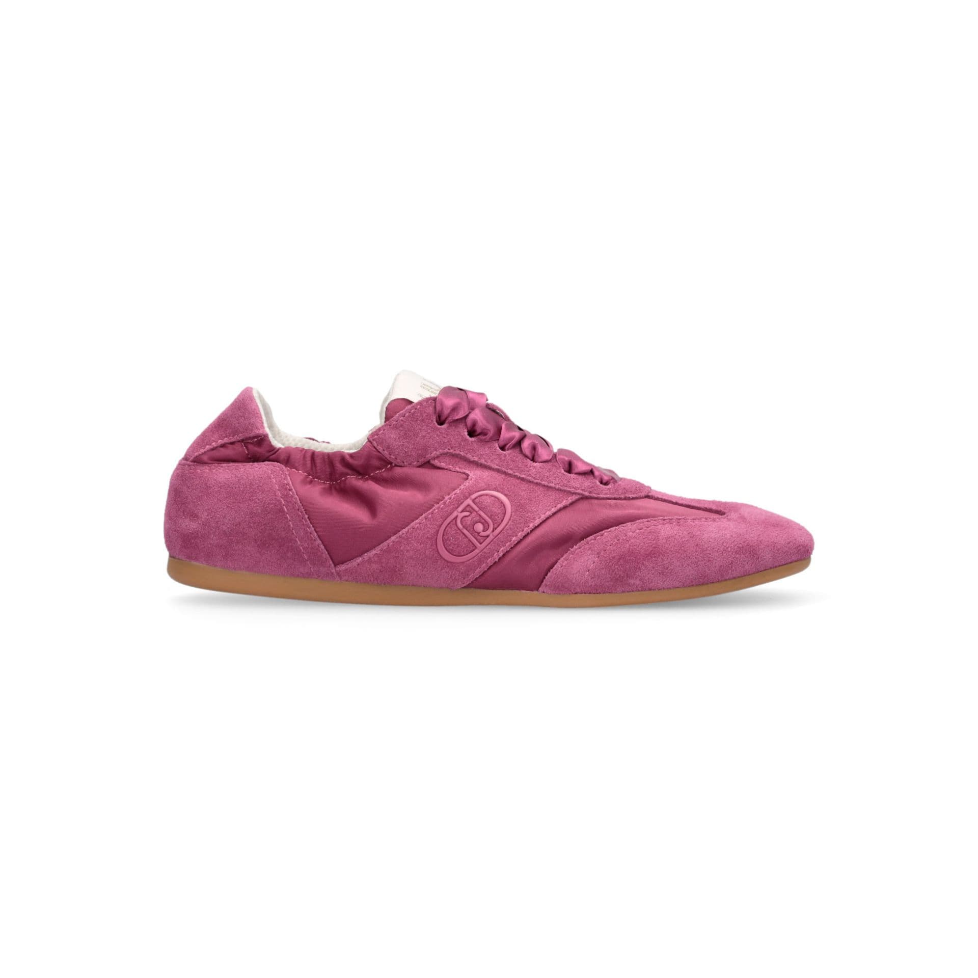 LIU JO Liu Jo Sneakers Donna Darcey 01 in Suede e Nylon con Lacci in Raso Fucsia - 6