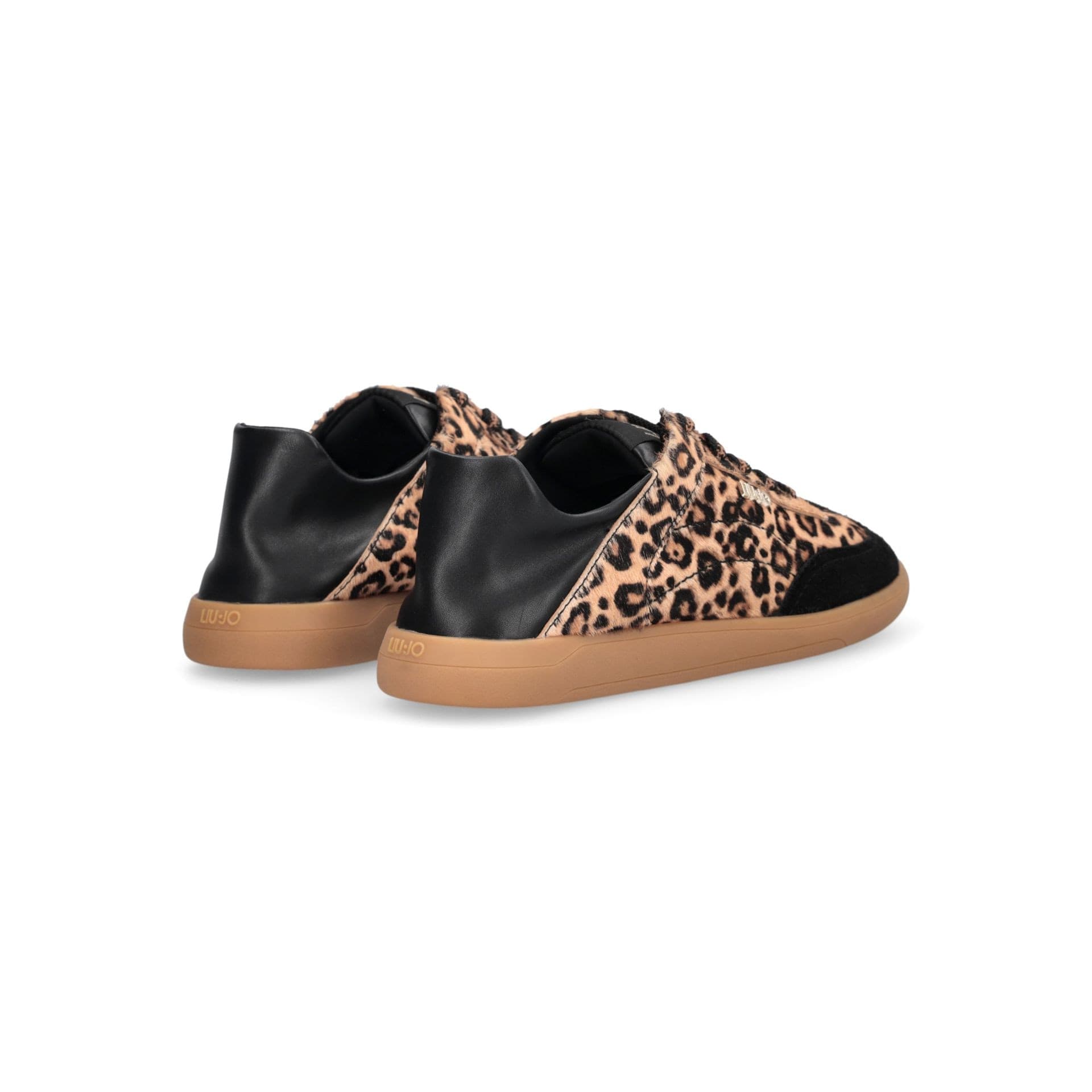 LIU JO Liu Jo Sneakers Donna Connor 03 in Cavallino Animalier Leopardato con Suola in Gomma - 3