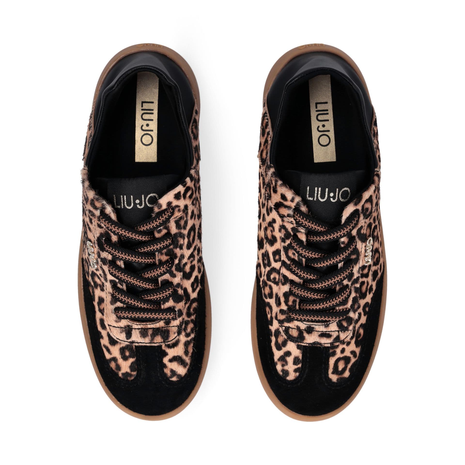 LIU JO Liu Jo Sneakers Donna Connor 03 in Cavallino Animalier Leopardato con Suola in Gomma - 4