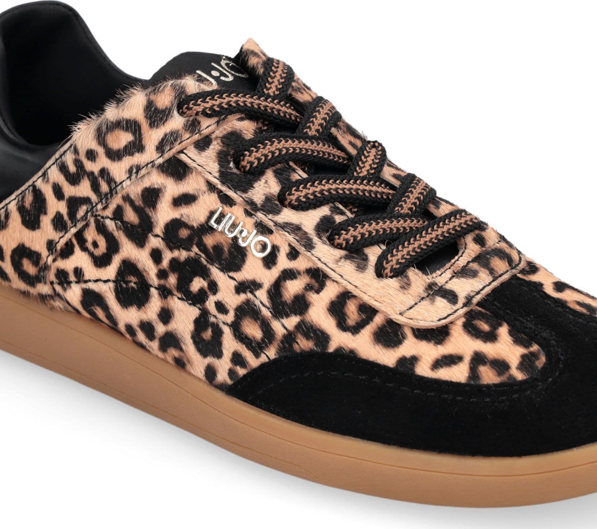 LIU JO Liu Jo Sneakers Donna Connor 03 in Cavallino Animalier Leopardato con Suola in Gomma - 5