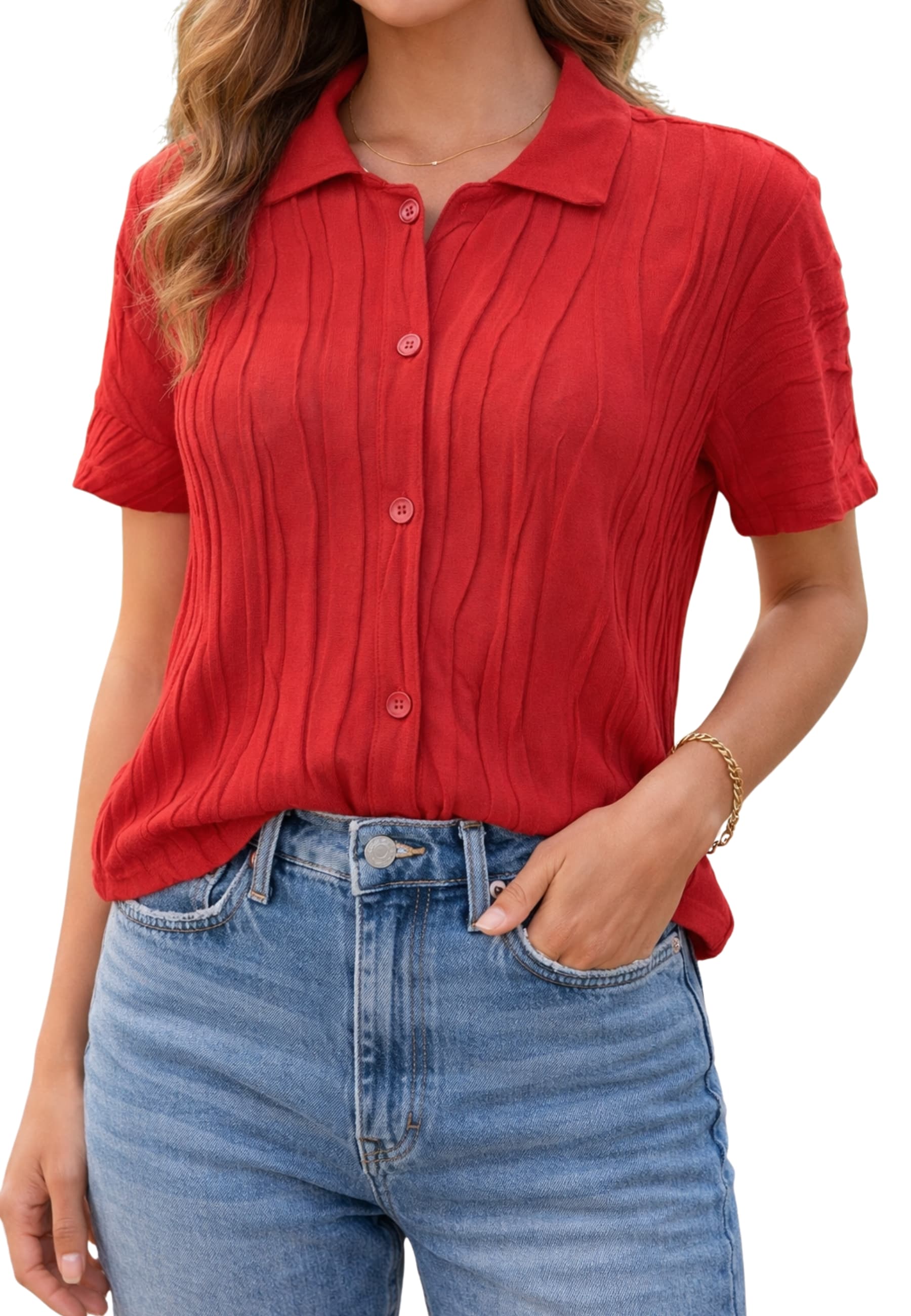 PDR MAGLIA Donna  MEZZA MANICA A POLO - 3