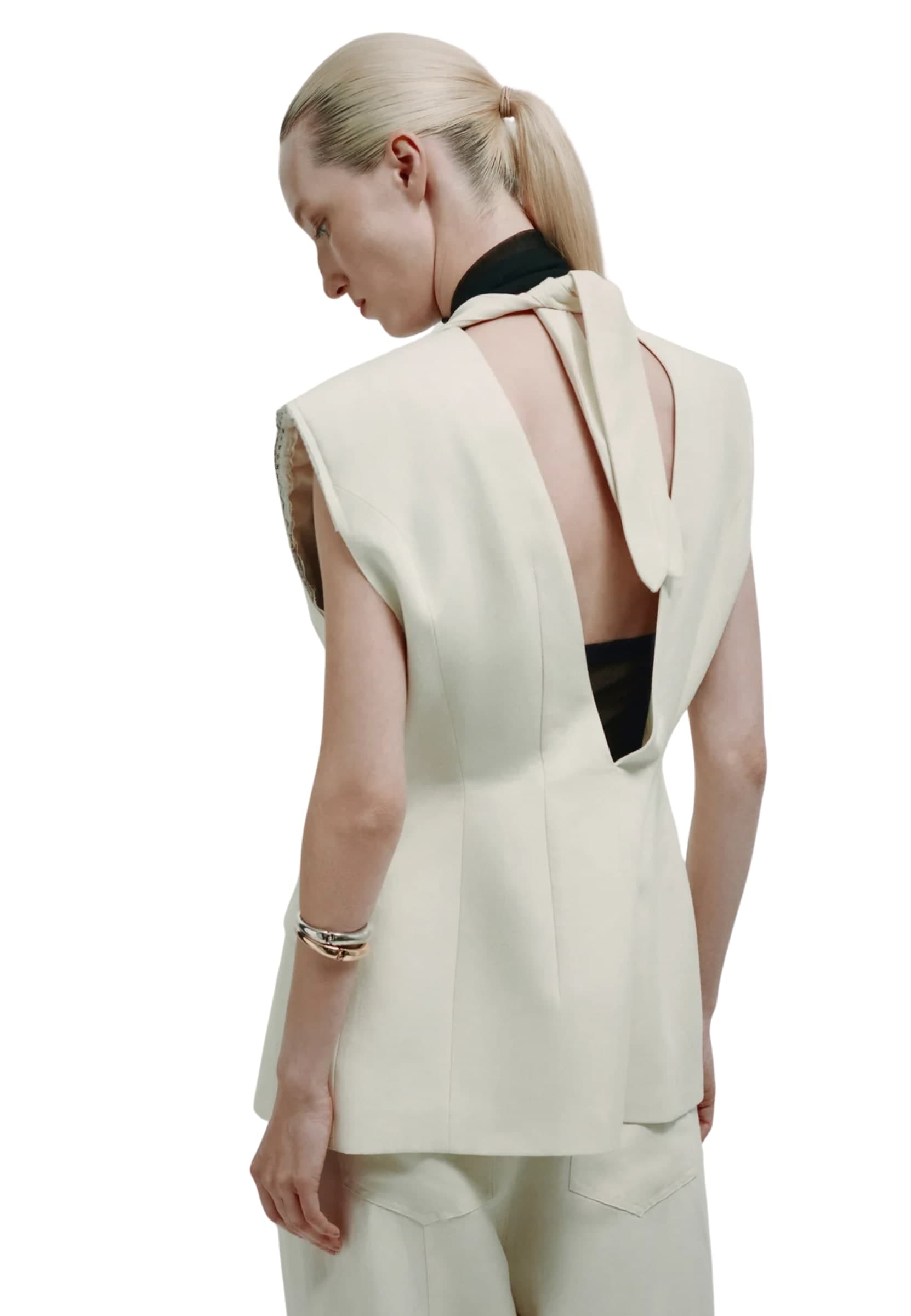 ERIKA CAVALLINI gilet Donna  nodo dietro - 3
