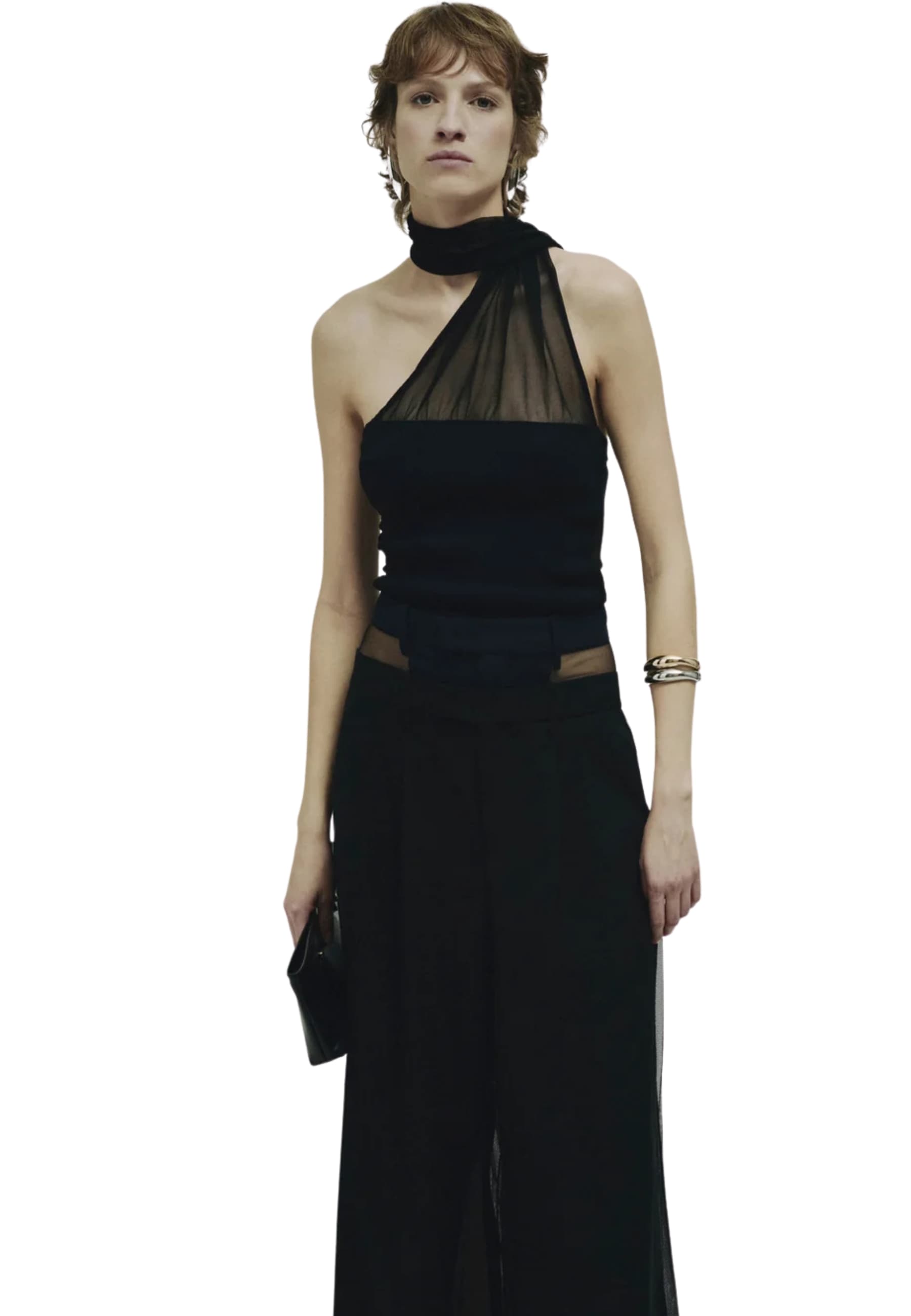 ERIKA CAVALLINI TOP Donna  SCIARPA IN TULLE - 3
