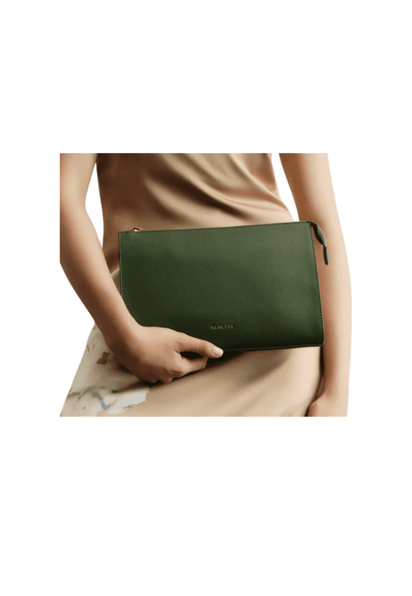 NENETTE Pochette Donna Nenette HANA06_VERDE_MILITARE - 3