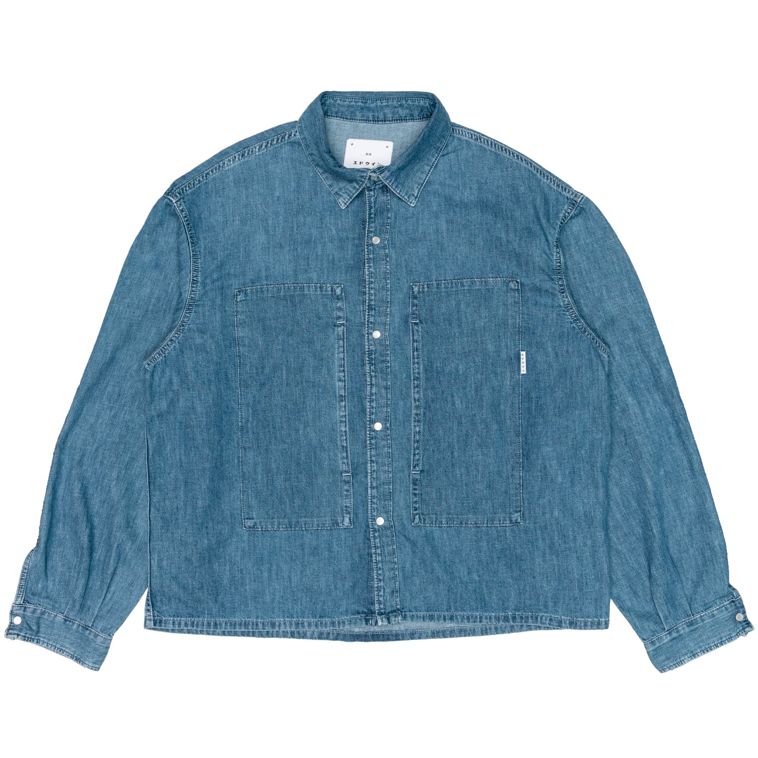 EDWIN Camicia Uomo Edwin WORKMAN Light Stone Washed - 4