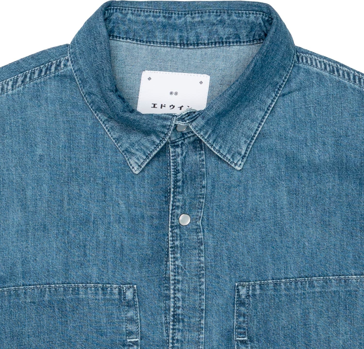 EDWIN Camicia Uomo Edwin WORKMAN Light Stone Washed - 2