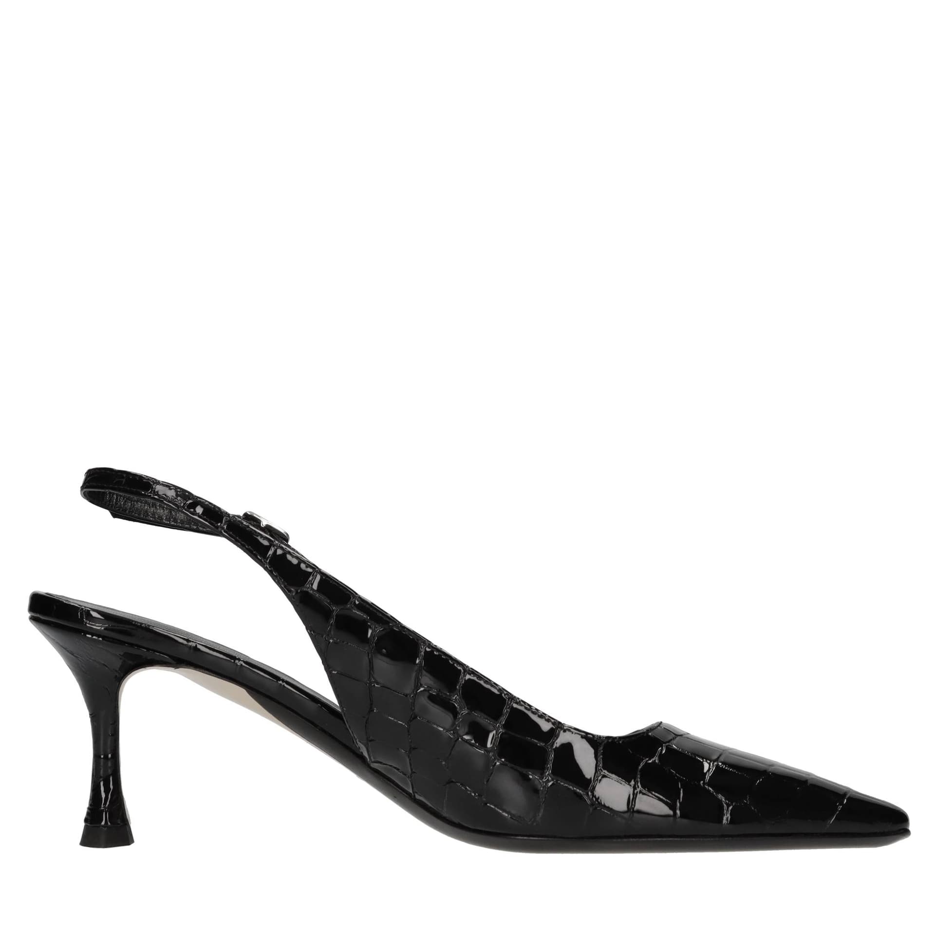 N°21  Scarpe con Tacco Nero - 3