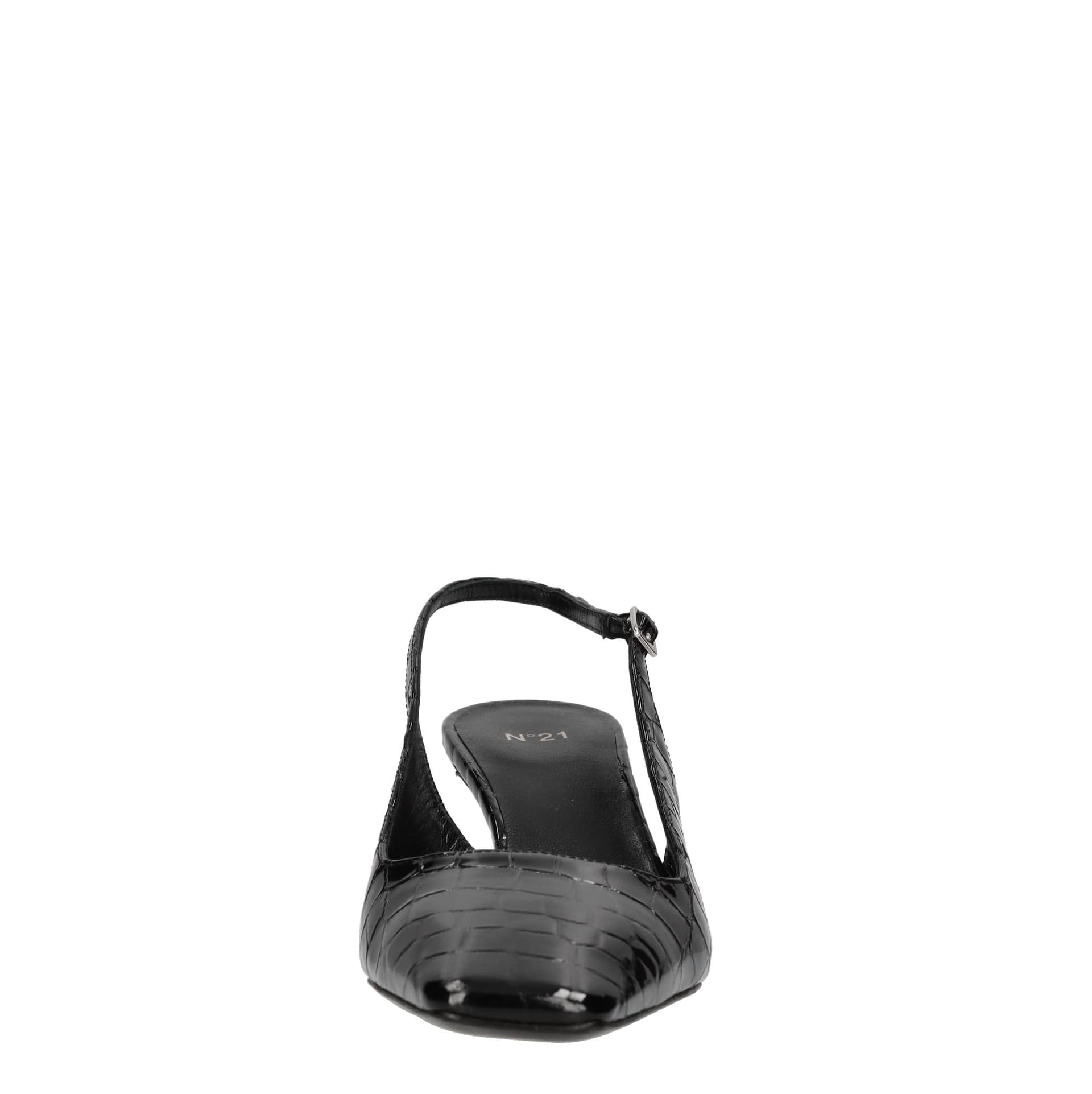 N°21  Scarpe con Tacco Nero - 4