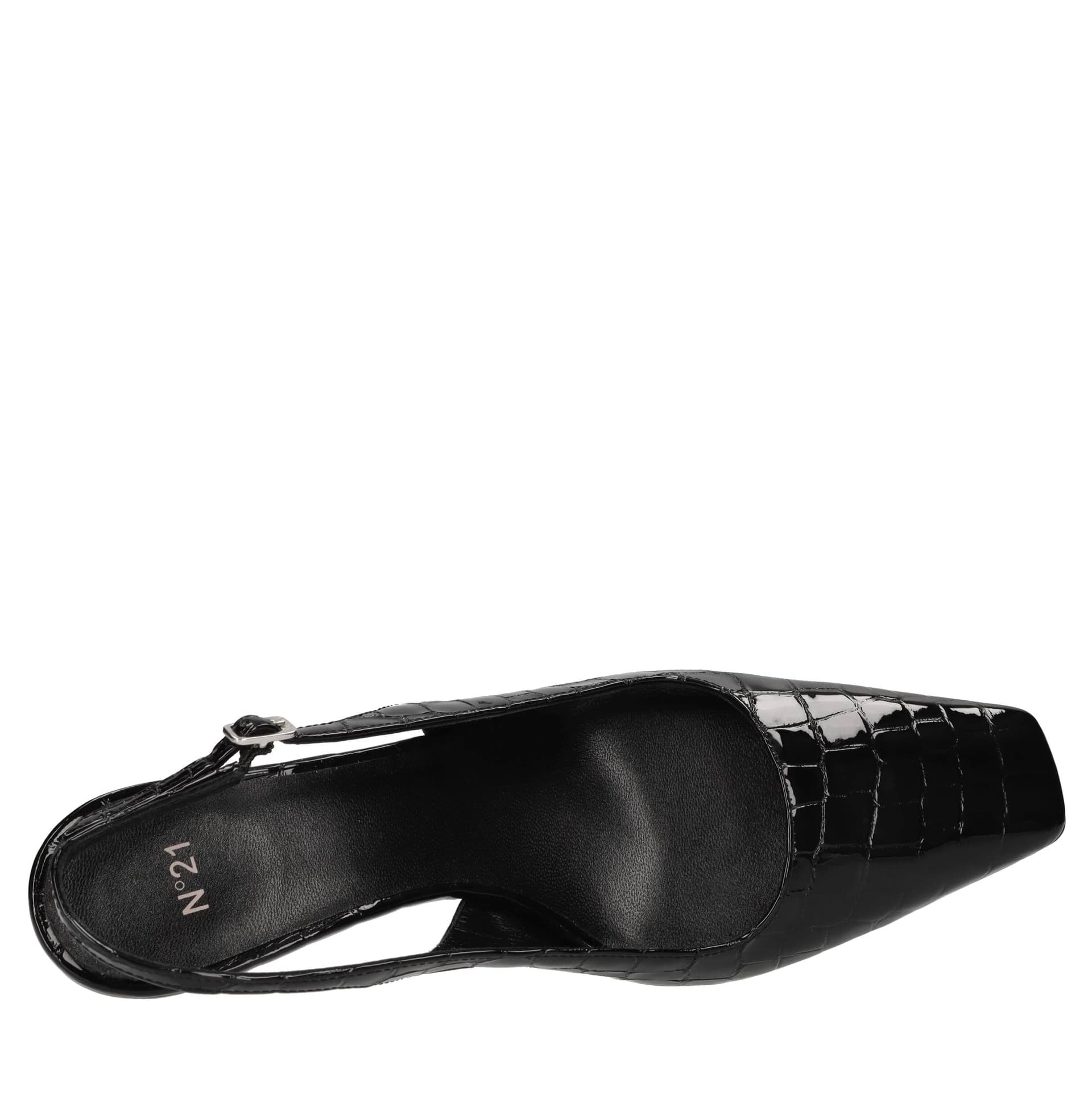 N°21  Scarpe con Tacco Nero - 5