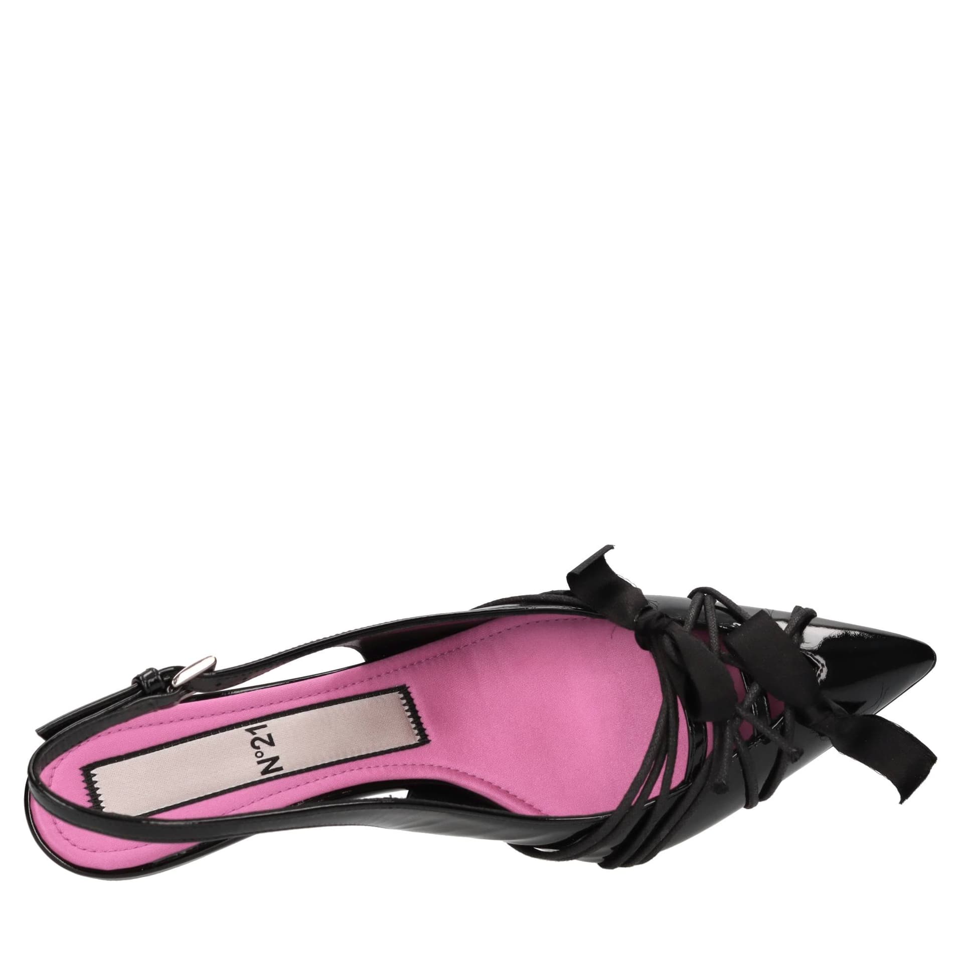 N°21  Scarpe con Tacco Nero - 5