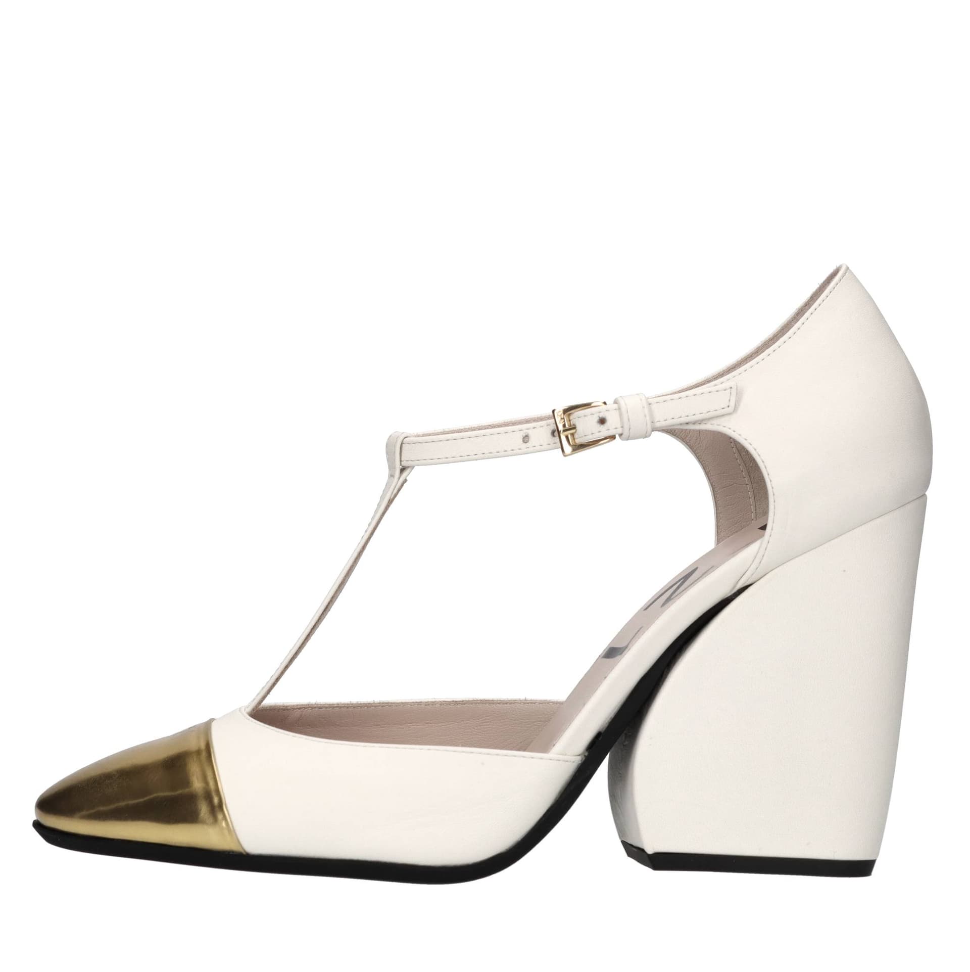 N°21  Scarpe con Tacco Bianco - 6