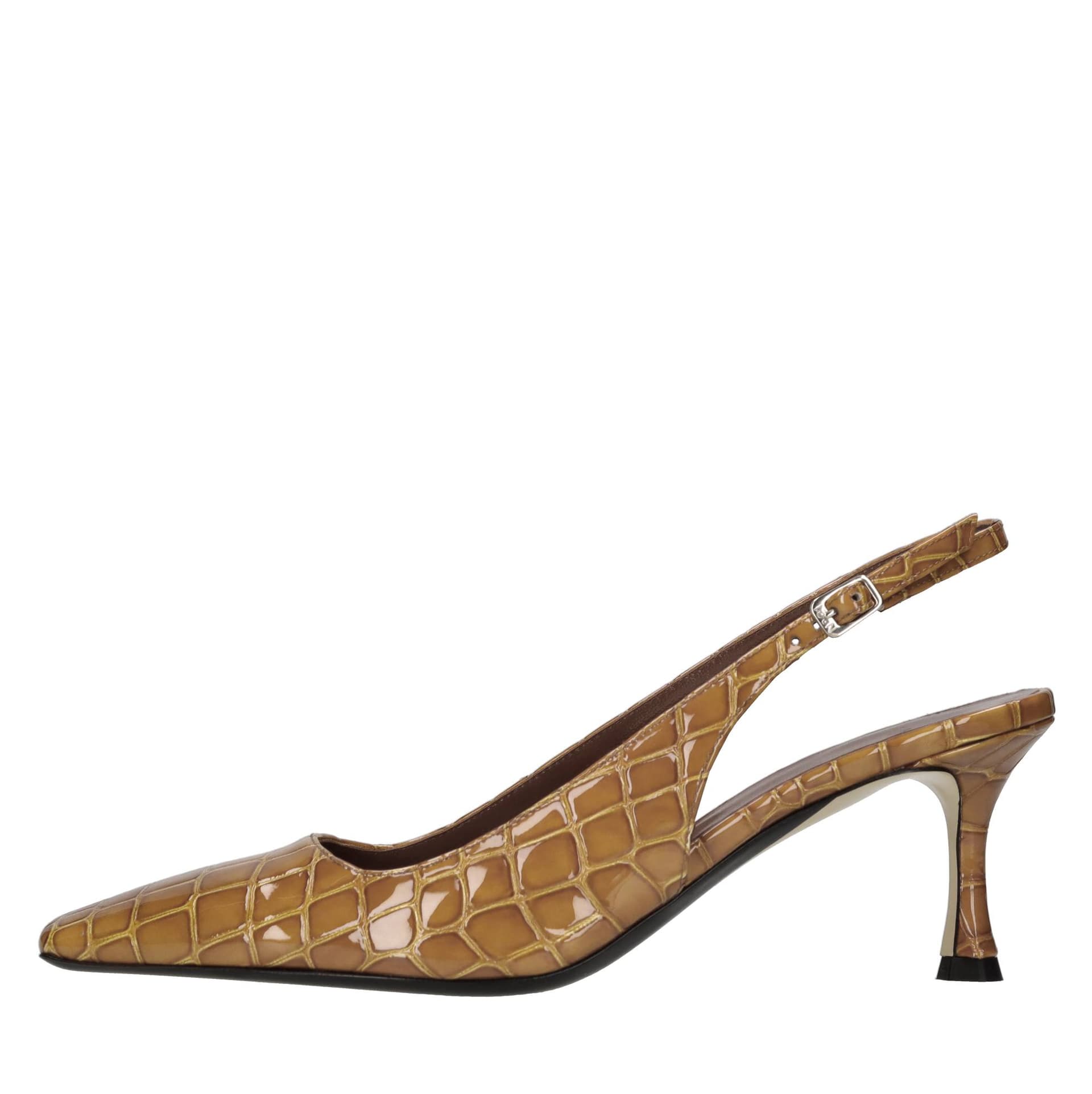 N°21  Scarpe con Tacco Marrone - 6