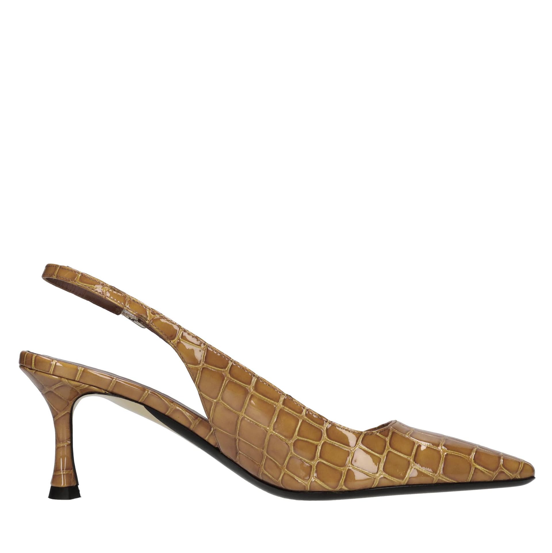 N°21  Scarpe con Tacco Marrone - 3