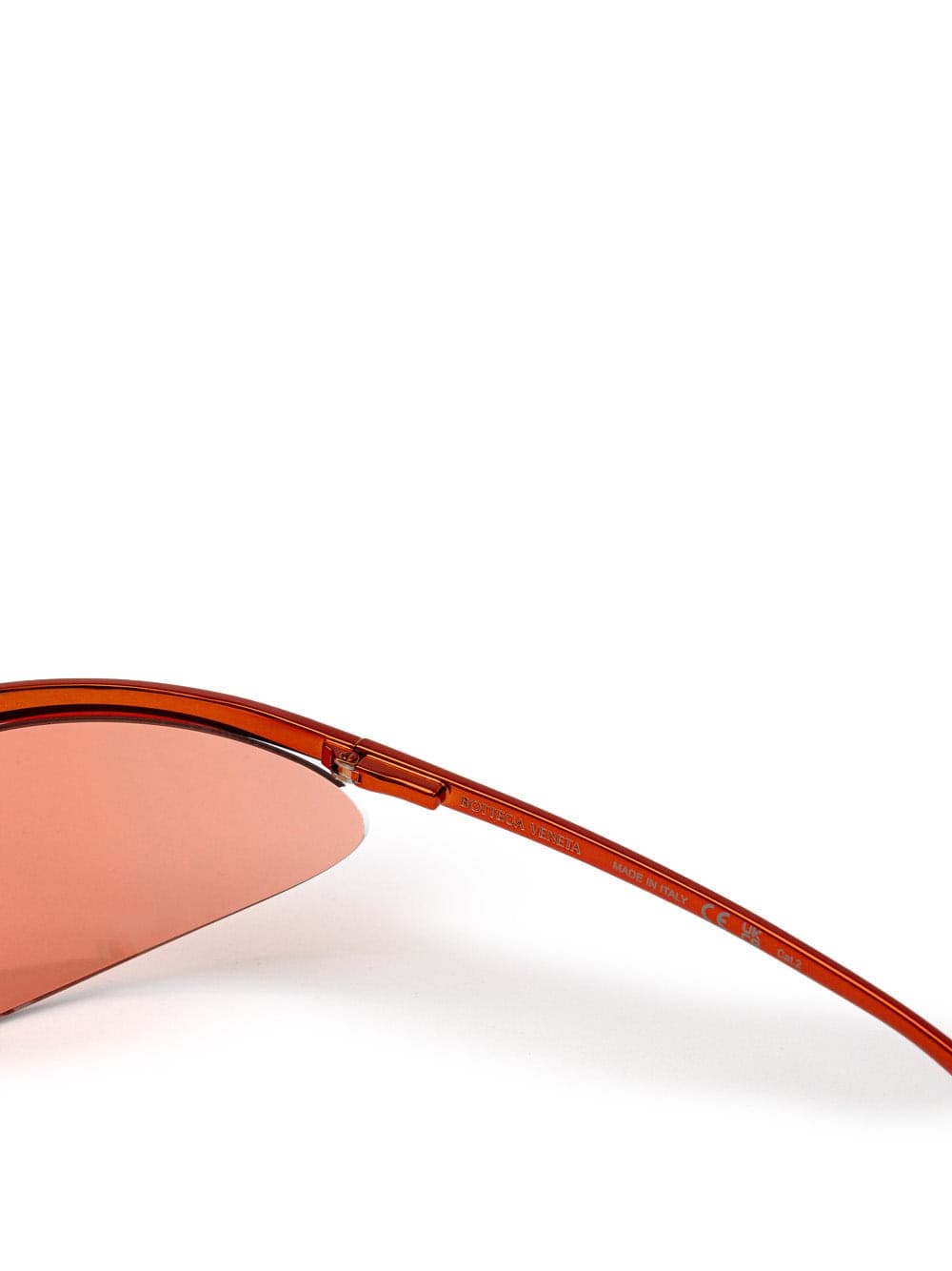 Bottega Veneta Occhiali da Sole in Metallo Arancione - 5