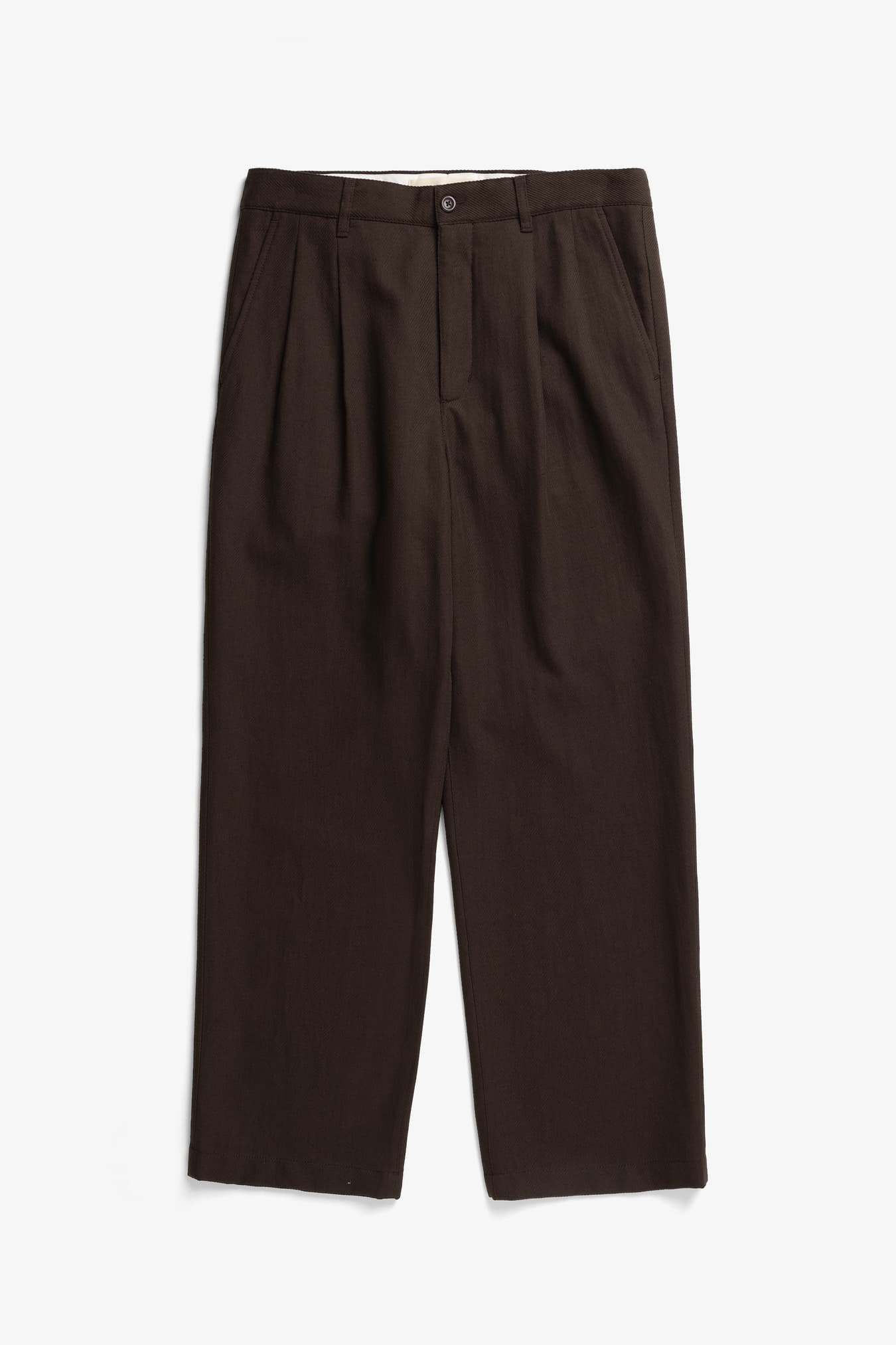 NORSE PROJECTS Hestur Relaxed Cotton Linen Twill Pleated Trousers - 4