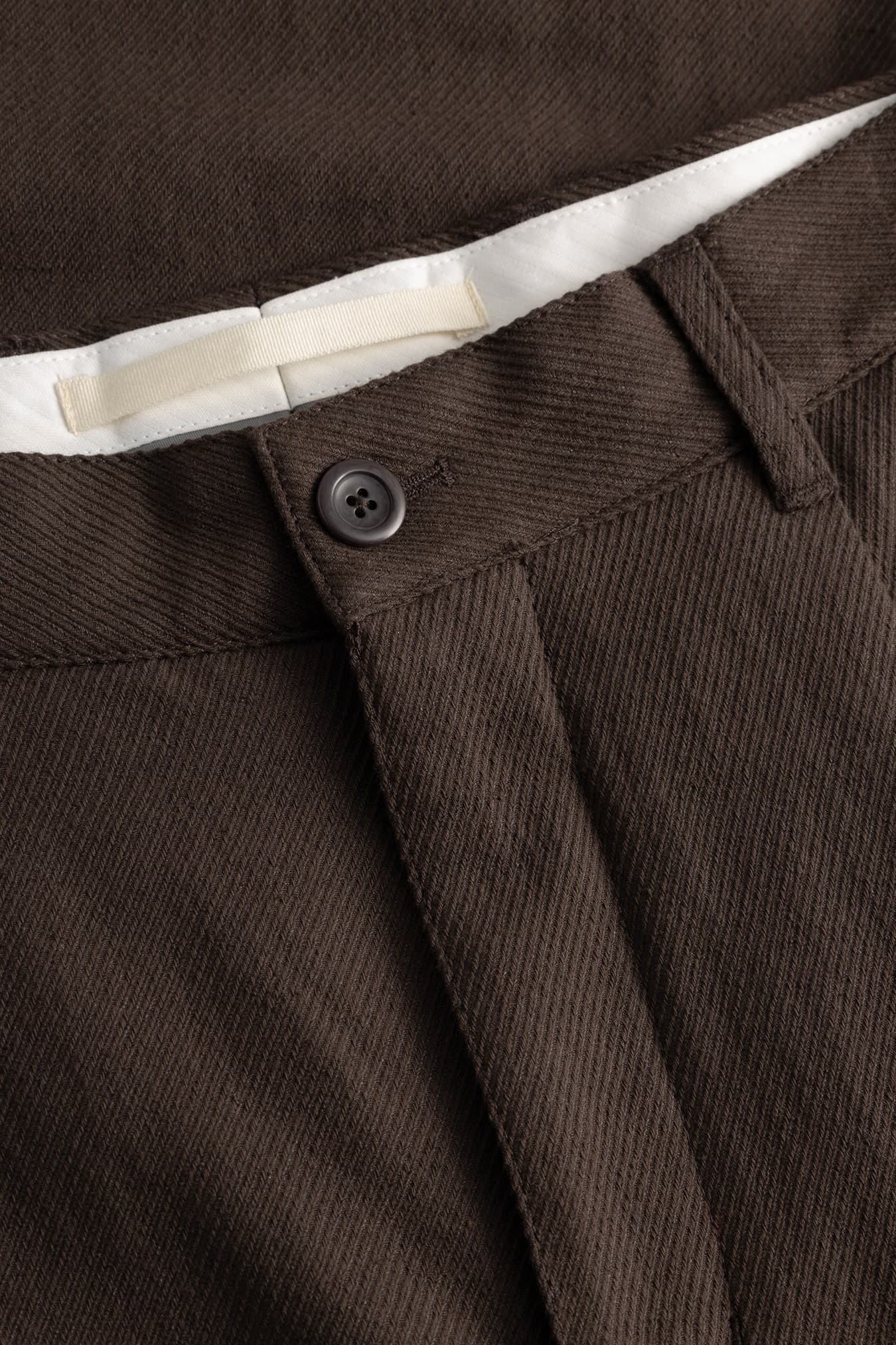 NORSE PROJECTS Hestur Relaxed Cotton Linen Twill Pleated Trousers - 2