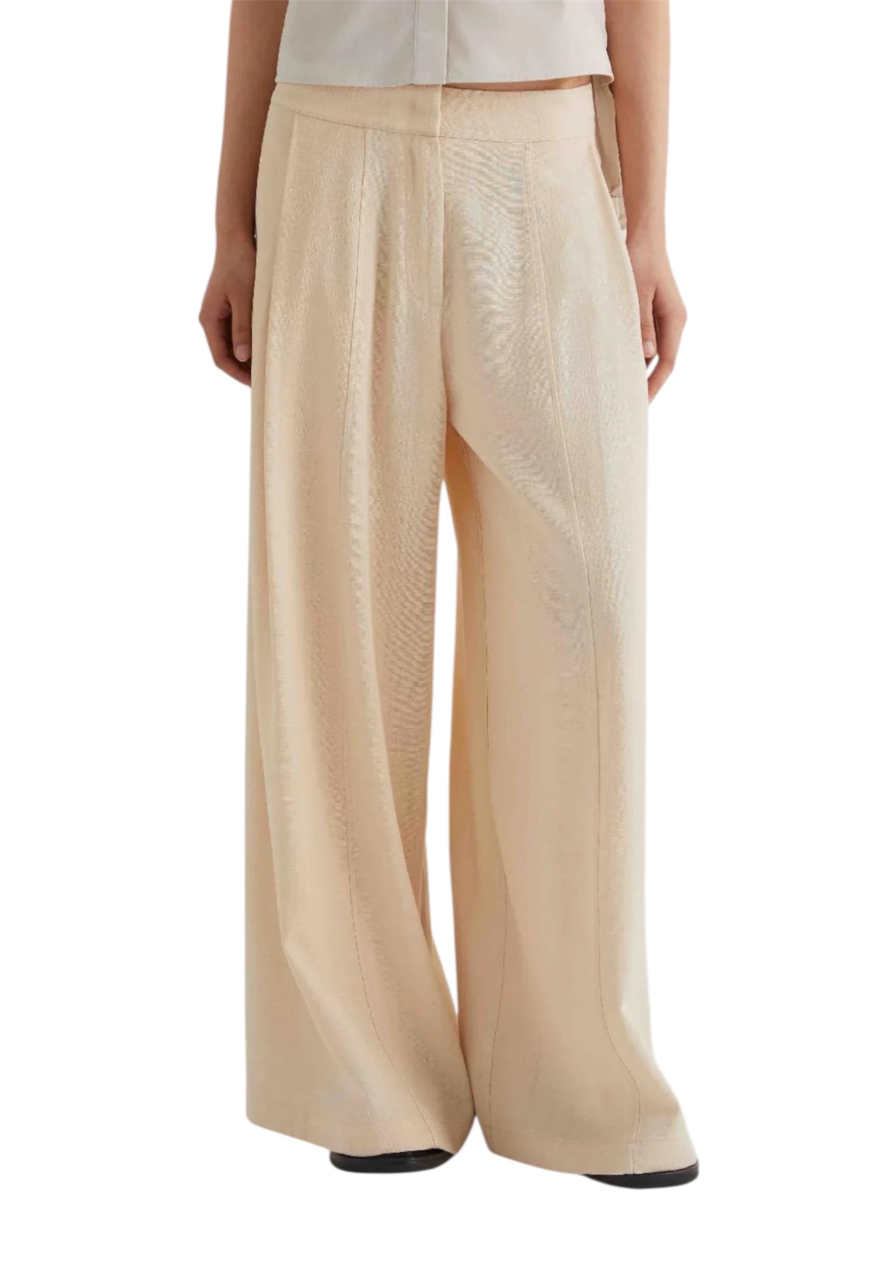 MEIMEIJ Pantalone palazzo Donna  con pences - 3