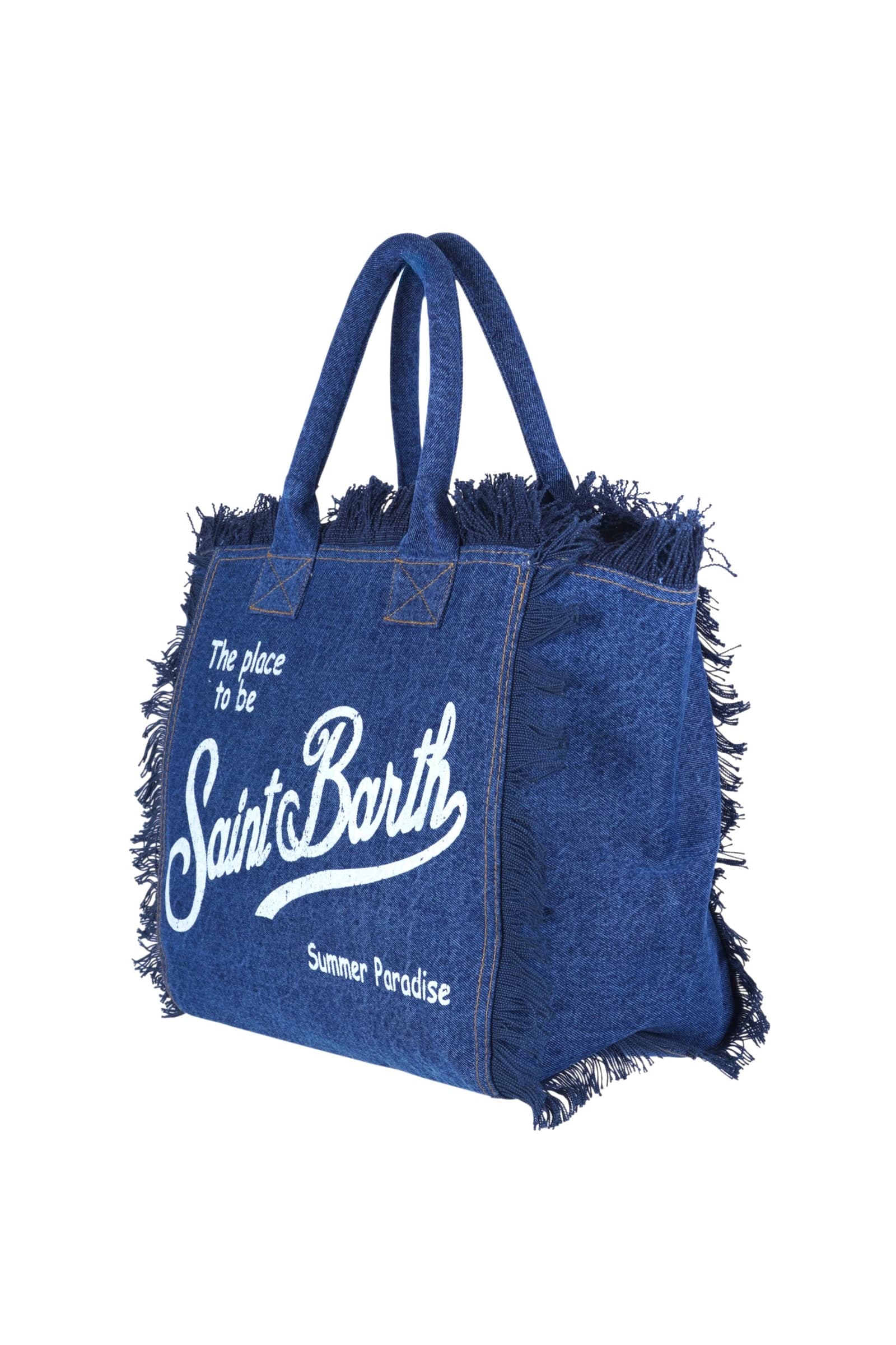 MC2 SAINT BARTH MC2 Saint Barth - Borsa grande - 471034 - Denim - 3