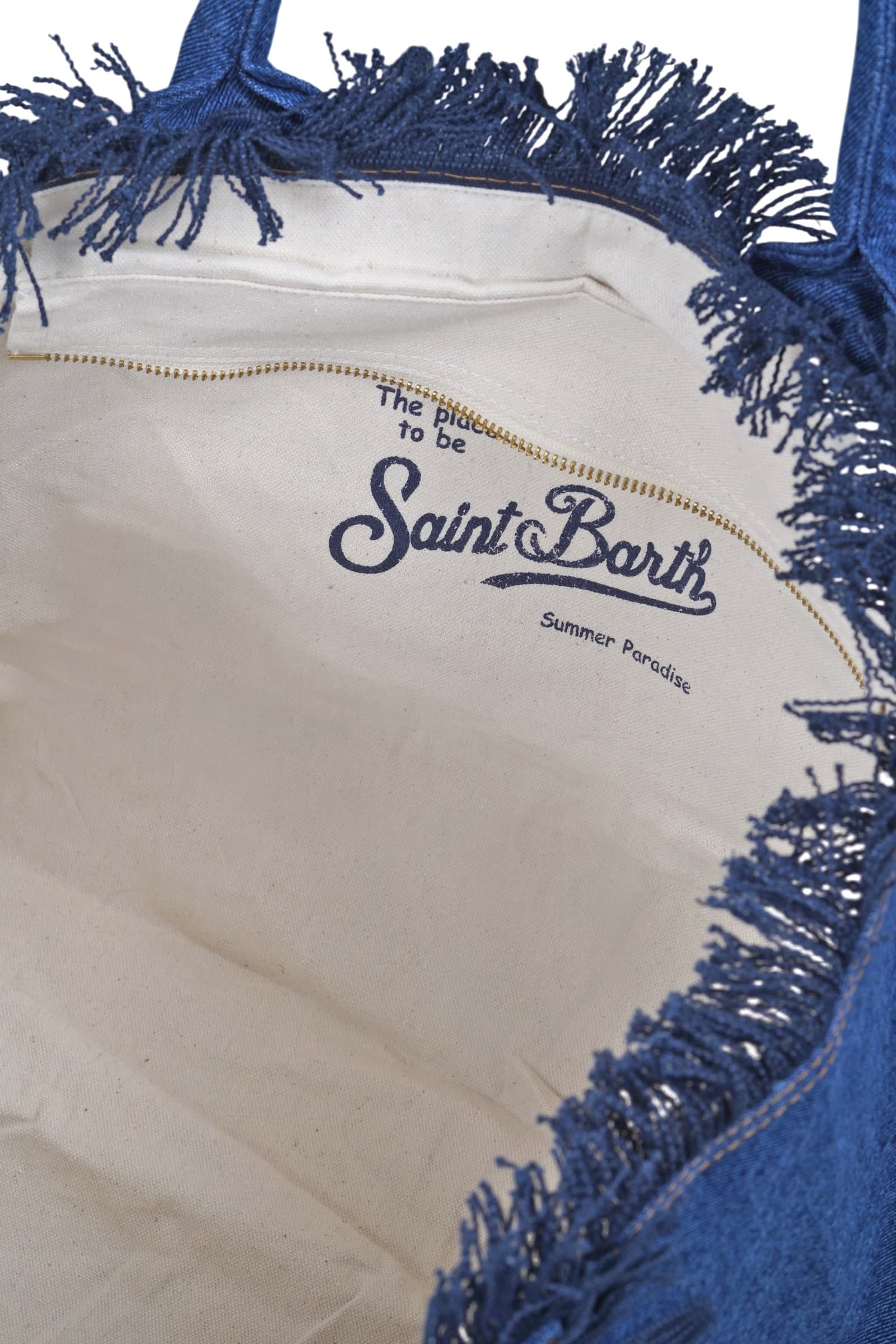 MC2 SAINT BARTH MC2 Saint Barth - Borsa grande - 471034 - Denim - 5