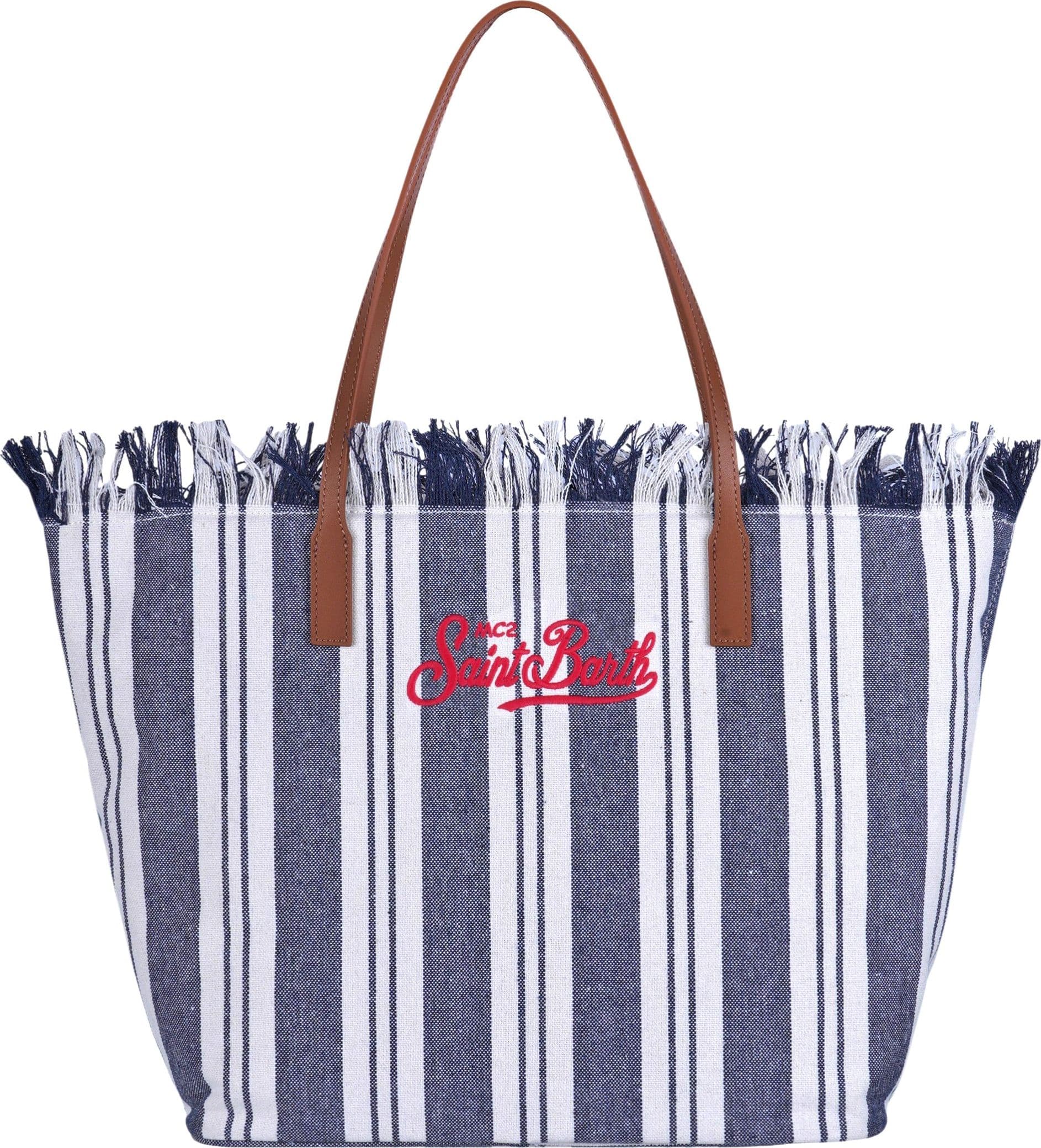 MC2 SAINT BARTH MC2 Saint Barth - Borsa grande - 470965 - Panna/Blu