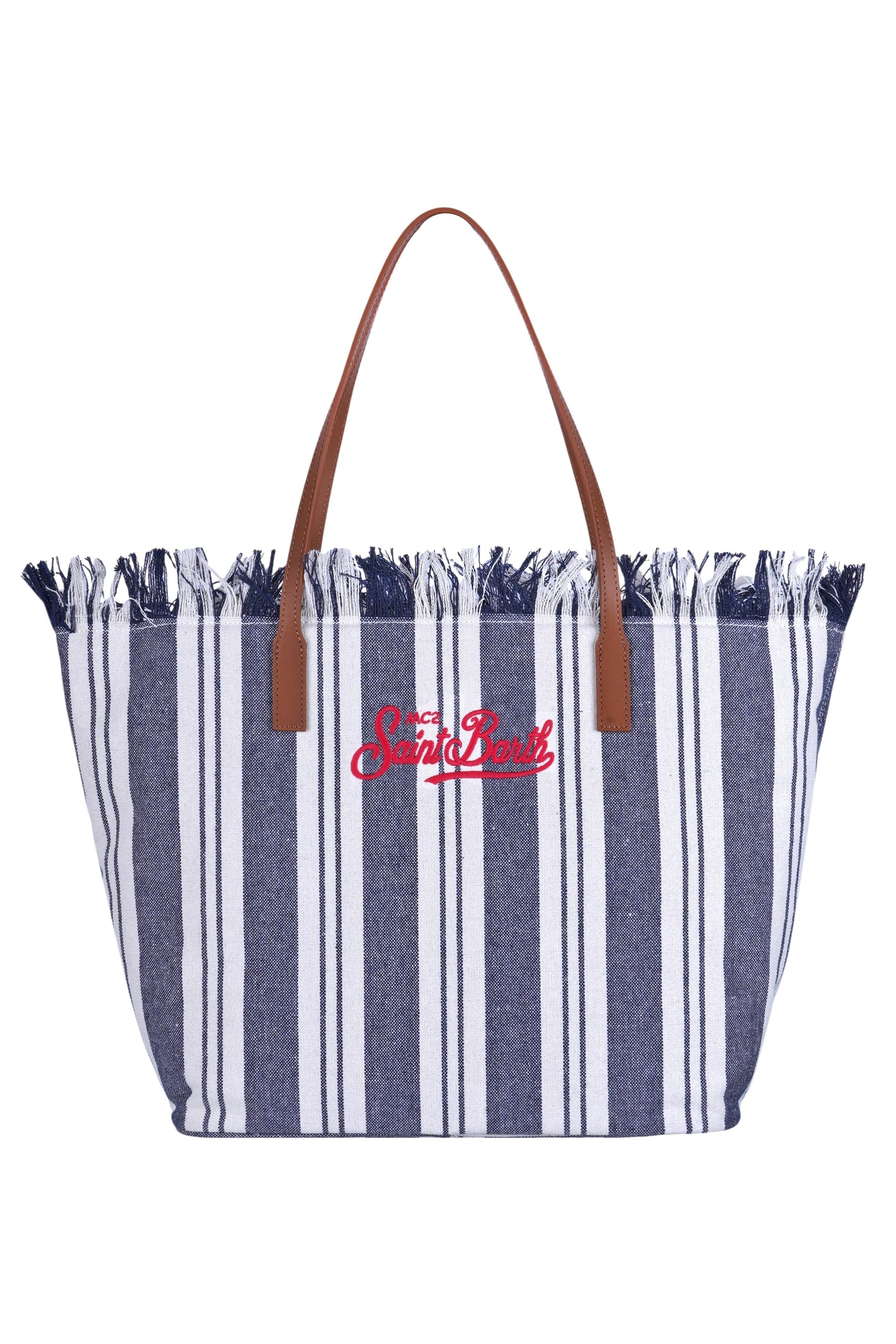MC2 SAINT BARTH MC2 Saint Barth - Borsa grande - 470965 - Panna/Blu - 7