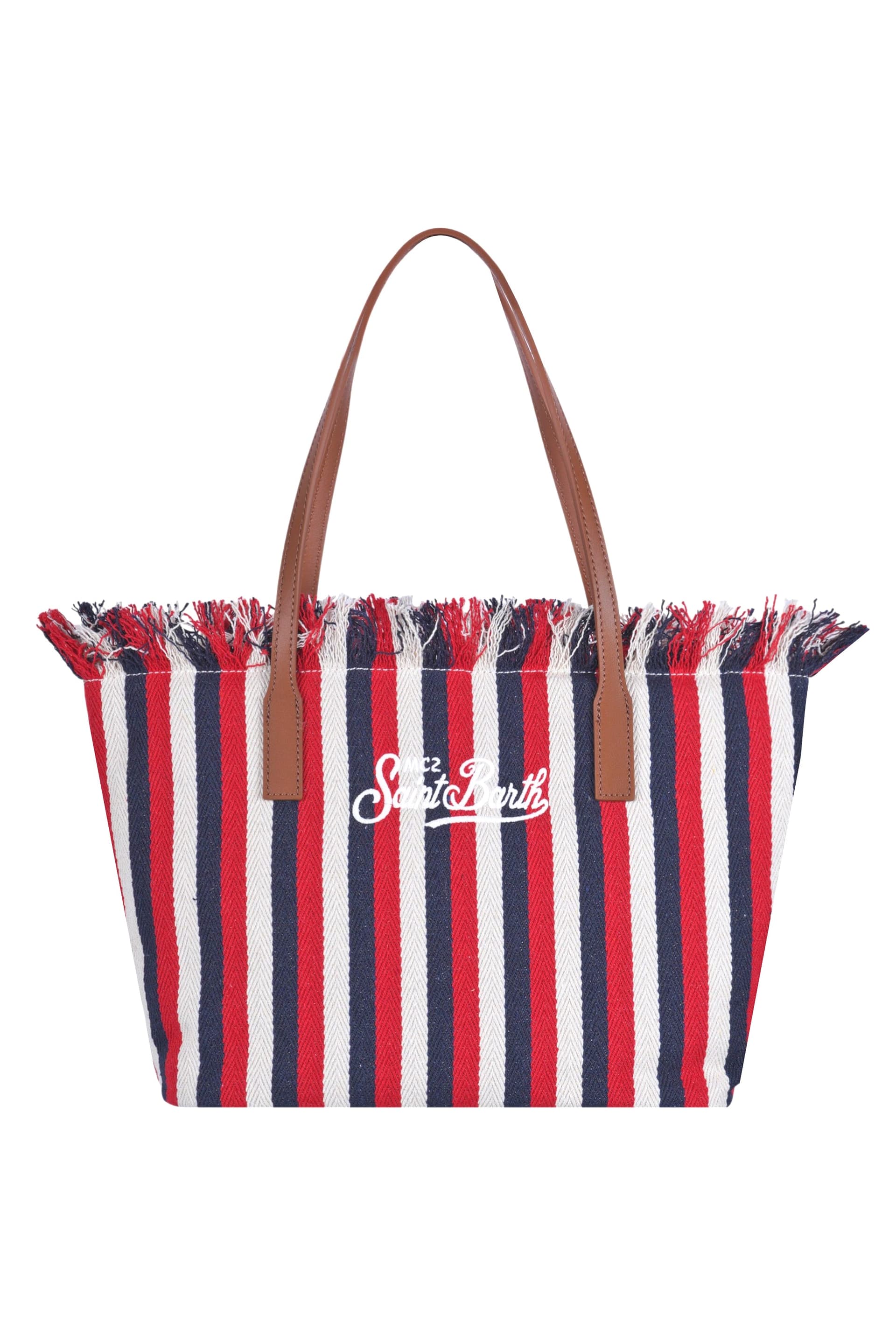 MC2 SAINT BARTH MC2 Saint Barth - Borsa media - 470966 - Rosso/Blu - 7