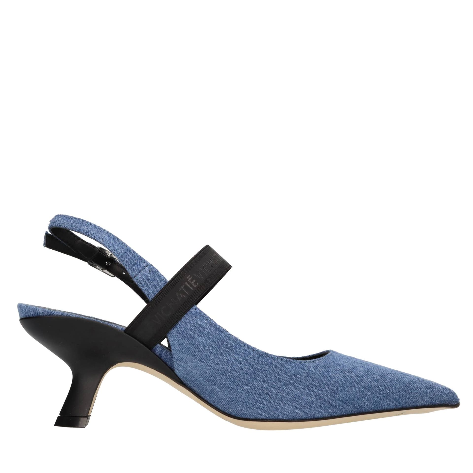 Vic Matie  Scarpe con Tacco Azzurro - 3