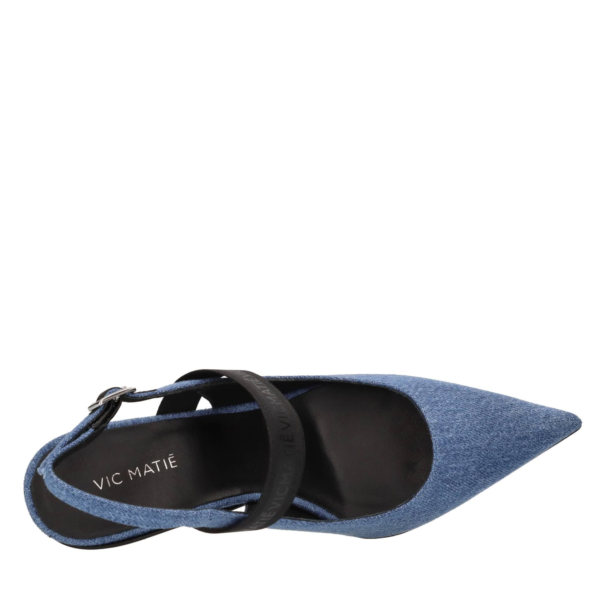 Vic Matie  Scarpe con Tacco Azzurro - 5