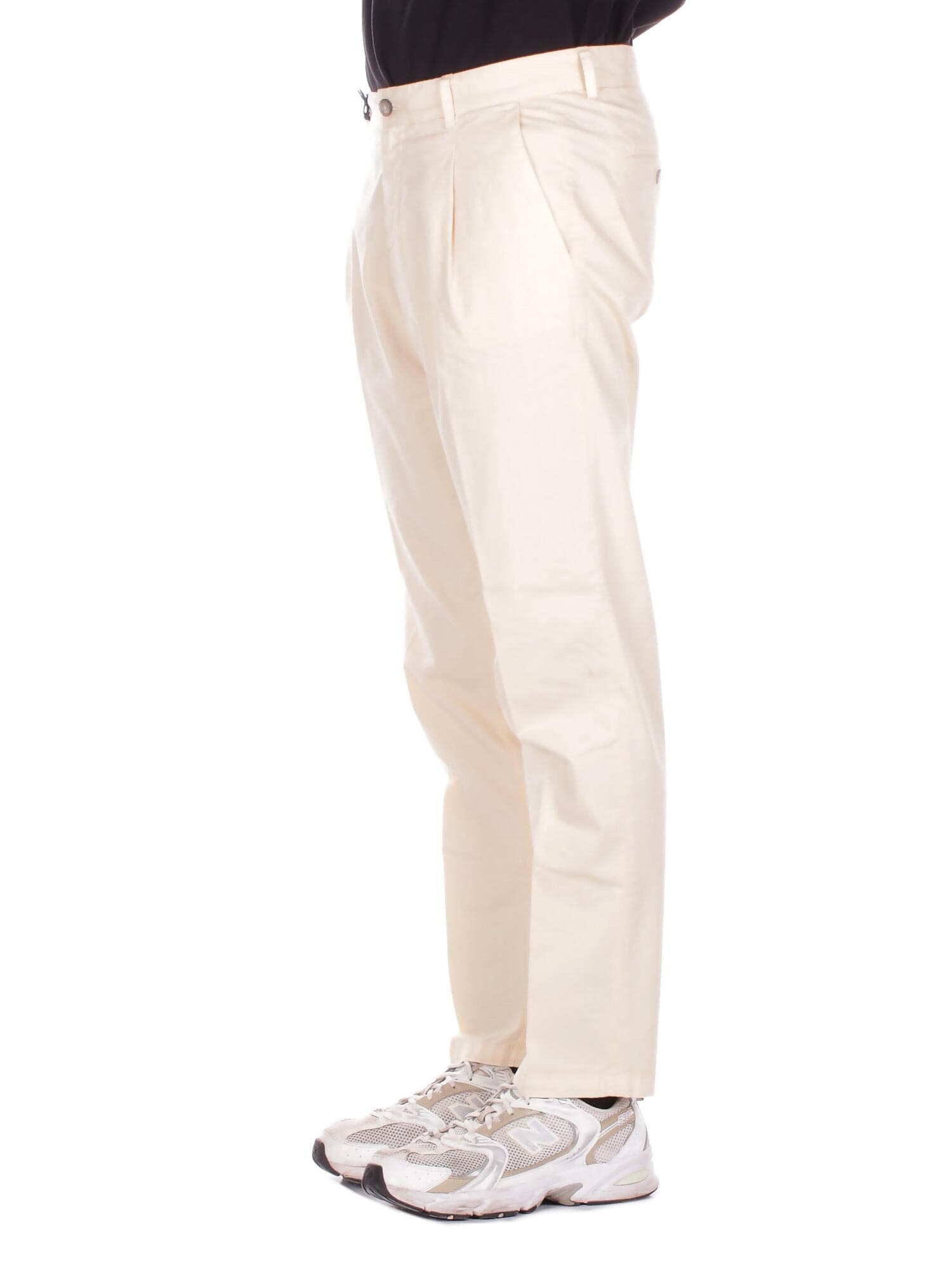 Fay  Pantaloni Avorio - 2