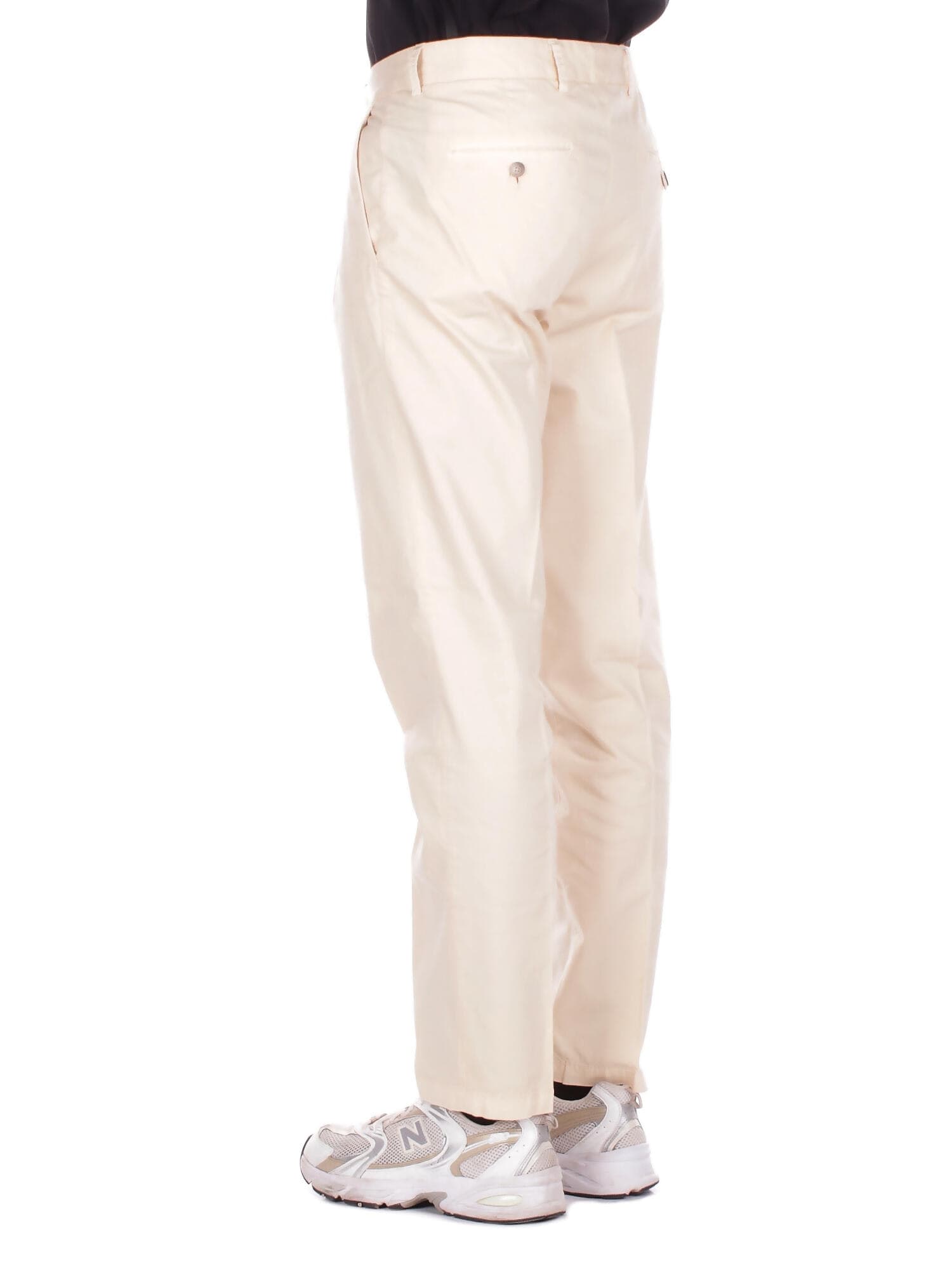 Fay  Pantaloni Avorio - 3