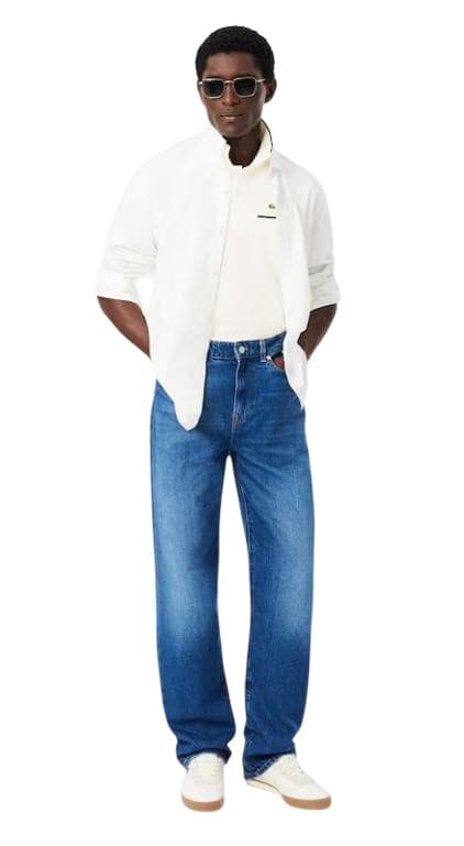 Lacoste  T-shirt e Polo Bianco - 5