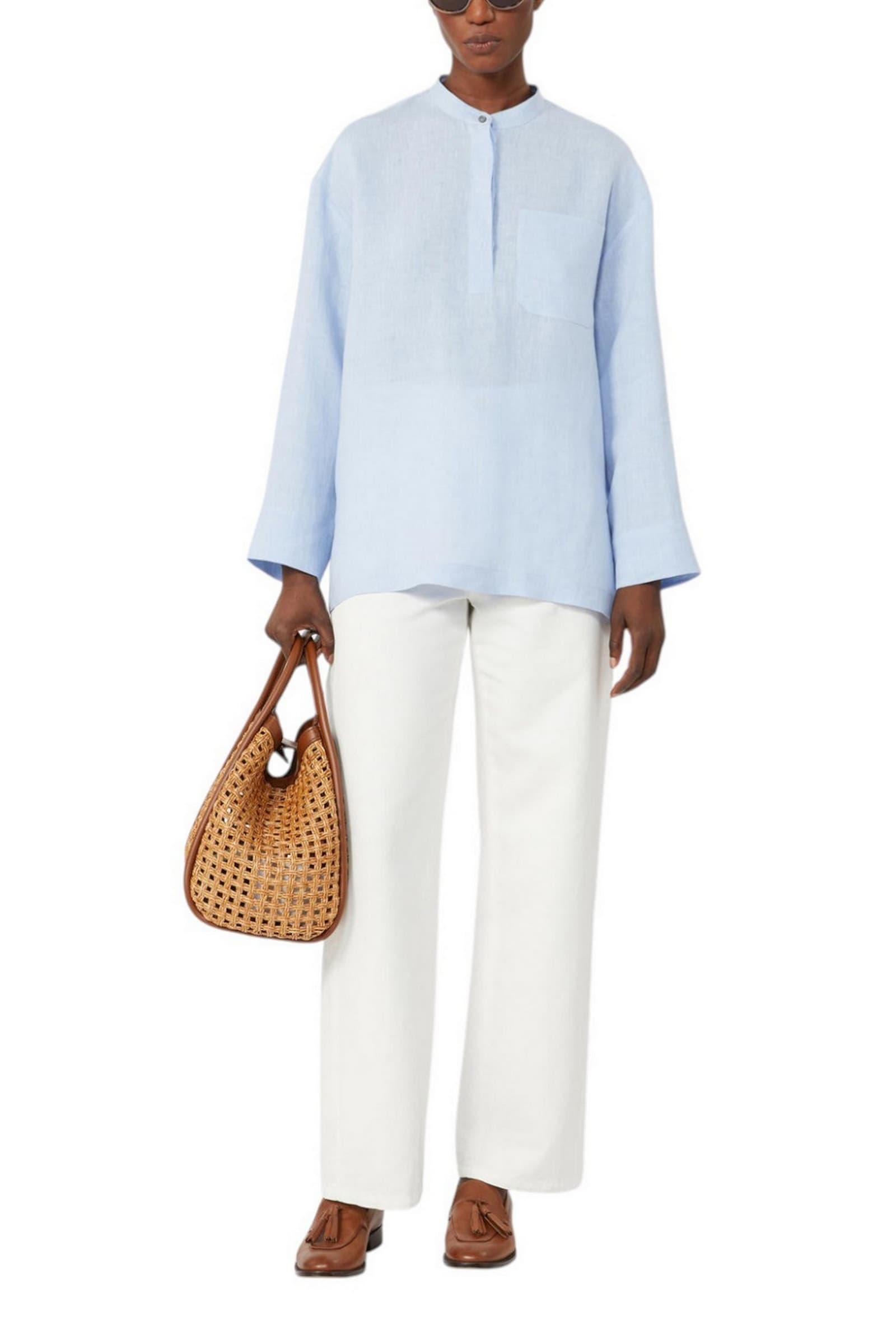 S Max Mara  Camicie Azzurro - 5