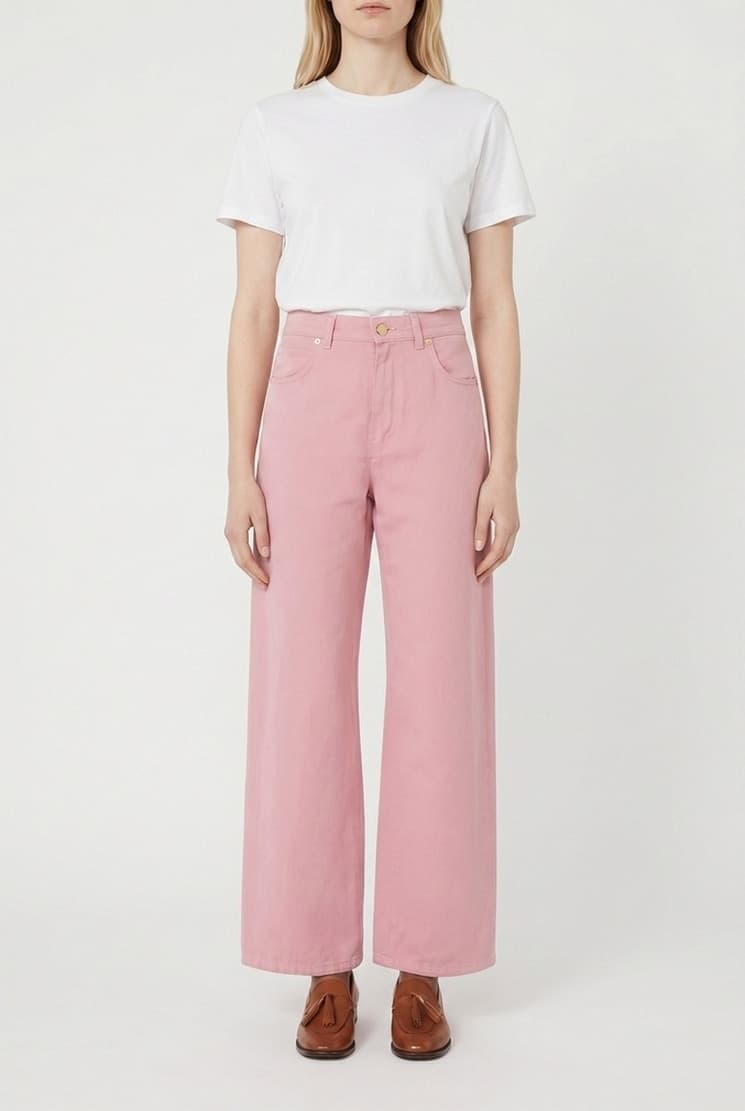 S Max Mara  Jeans Rosa - 5