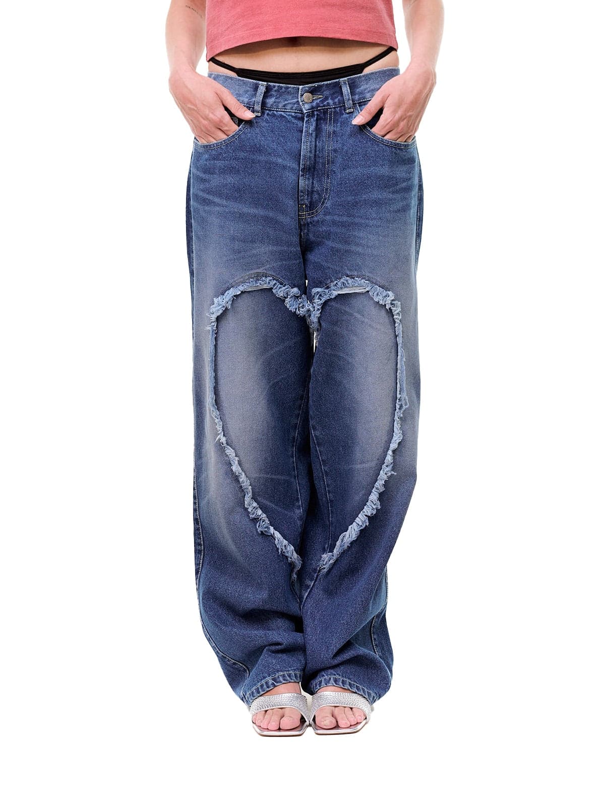 CARNE BOLLENTE Carne Bollente - Pantaloni Blu da Donna - 3