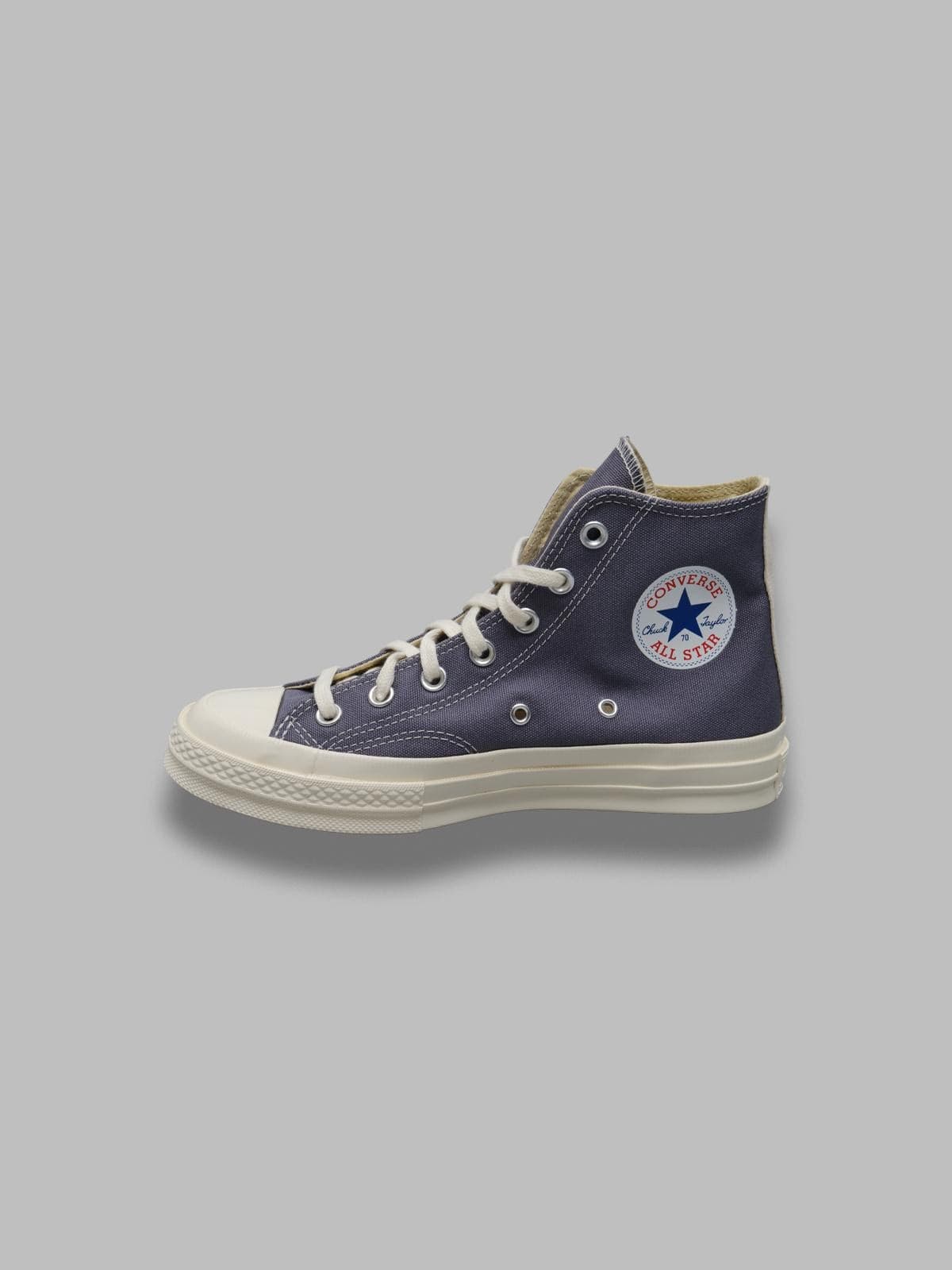COMME DES GARCONS PLAY Converse Chuck Taylor All Star Â’70 High in Grey - 3
