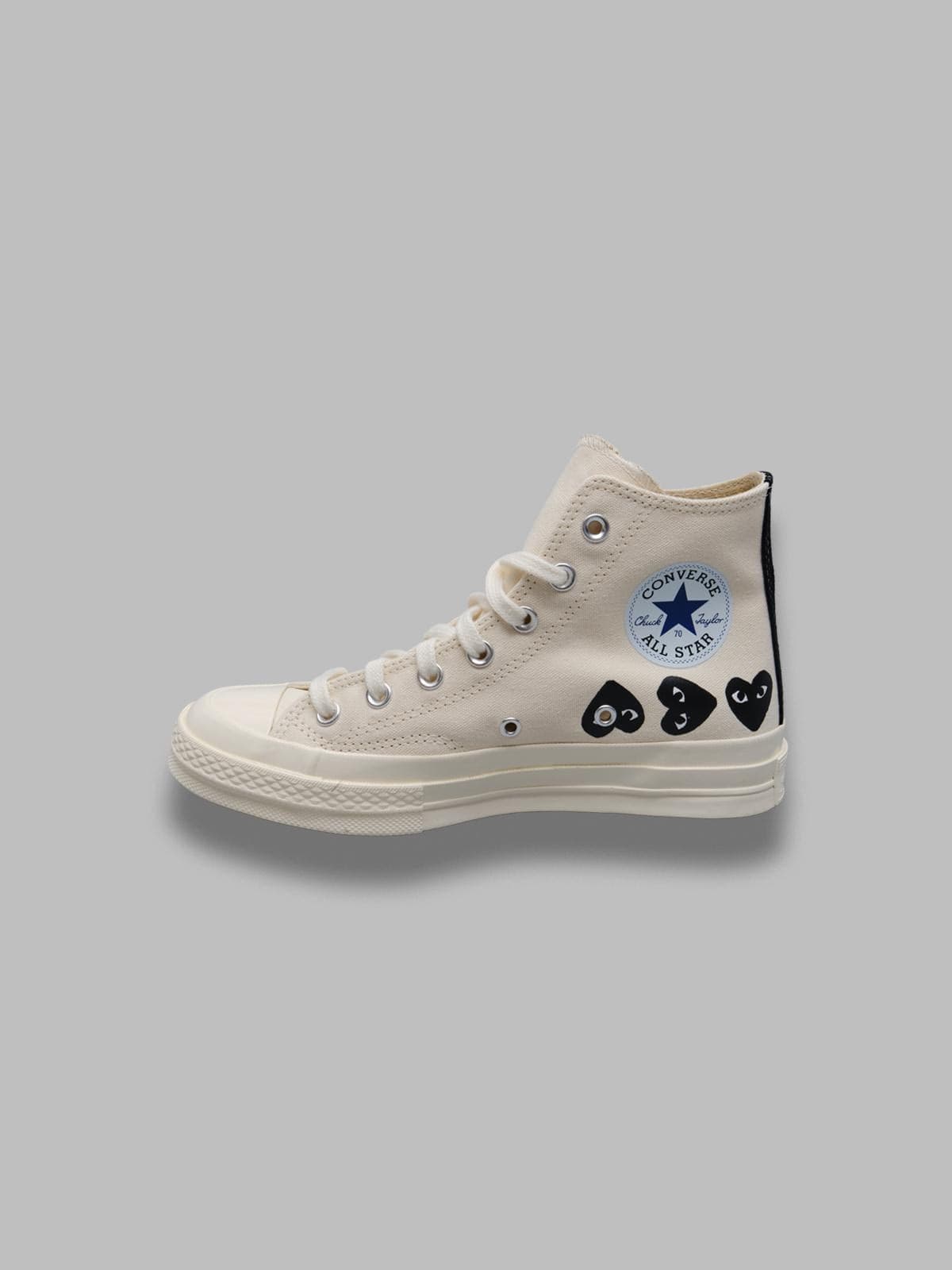 COMME DES GARCONS PLAY Converse Big Heart Chuck Taylor 70 High Top - 3
